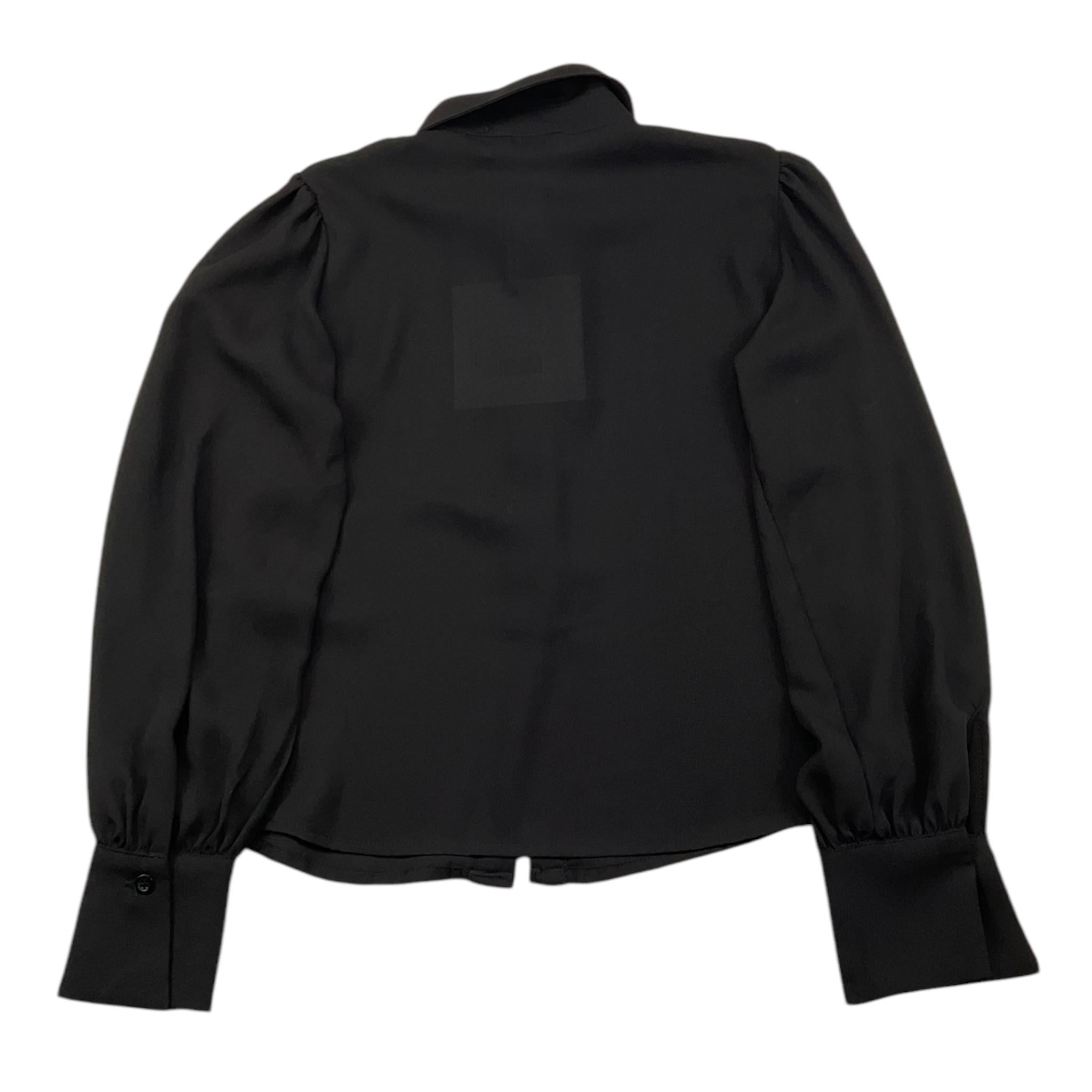 HATE LOVE camicia manica lunga tinta unita cn applicazioni Nero per Bambina OJSH00491 NERO HATE LOVE