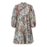 ETRO abito tinta unita con fantasia Panna per Bambina GV1B20X PANNA ETRO