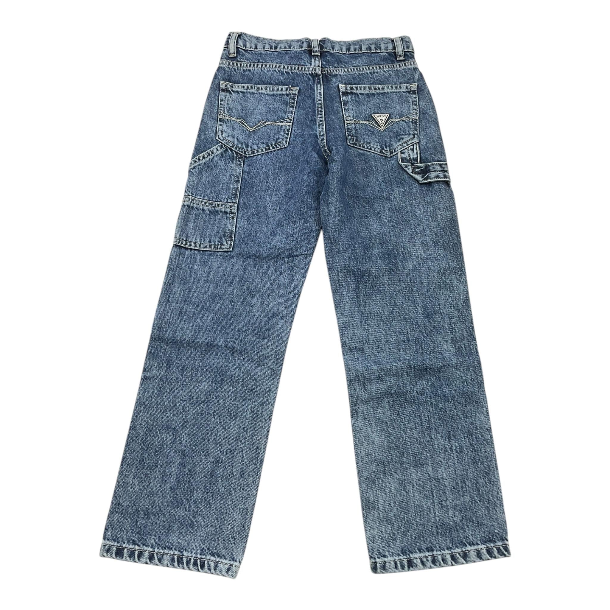 GUESS jeans tinta unita con girovita regolabile Blu per Bambino L4RA04D45E0 BLU GUESS