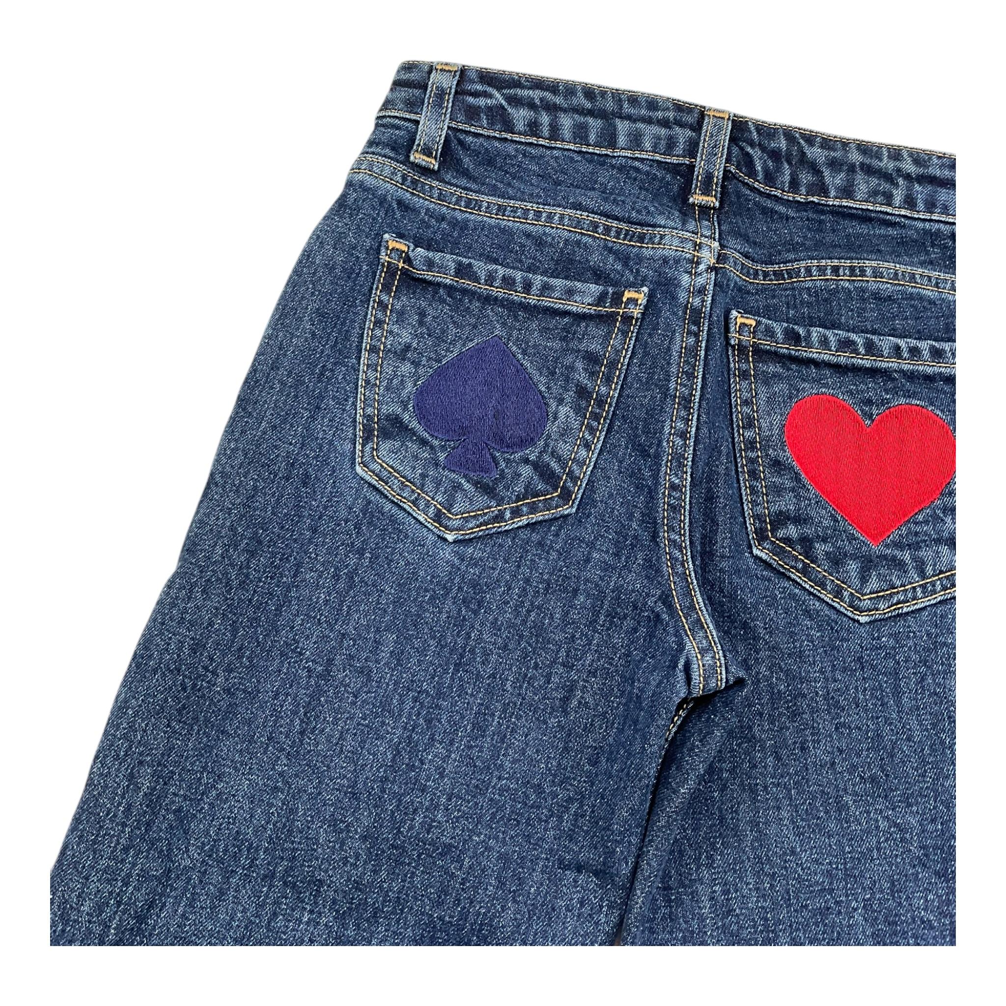 TRUSSARDI jeans tinta unita con girovita regolabile Blu per Bambina TGA25060JE BLU TRUSSARDI
