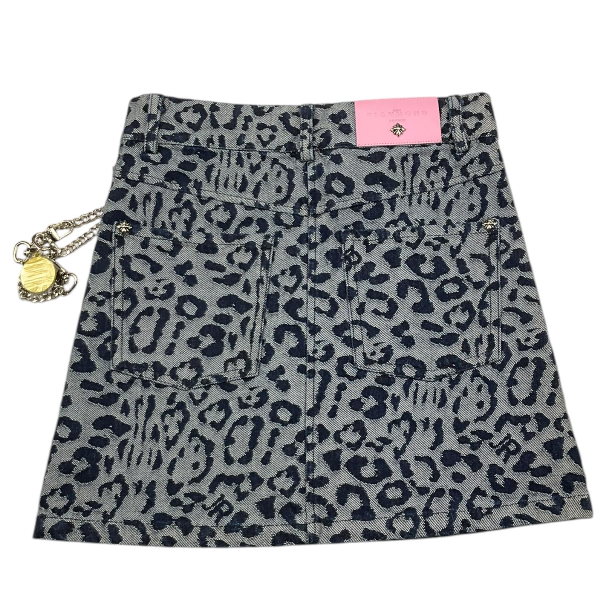 JOHN RICHMOND gonna in denim fantasia maculata Blu per Bambina RGA25042GO BLU JOHN RICHMOND