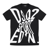 DSQUARED2 t-shirt girocollo stampa fantasia Nero per Bambino DQ2525X NERO DSQUARED2