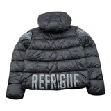 REFRIGUE giubbino tinta unita con cappuccio Nero per Bambina 2831O00008 NERO REFRIGUE