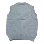 BARCELLINO gilet tinta unita con trecce Azzurro per Neonato 105608 AZZURRO BARCELLINO