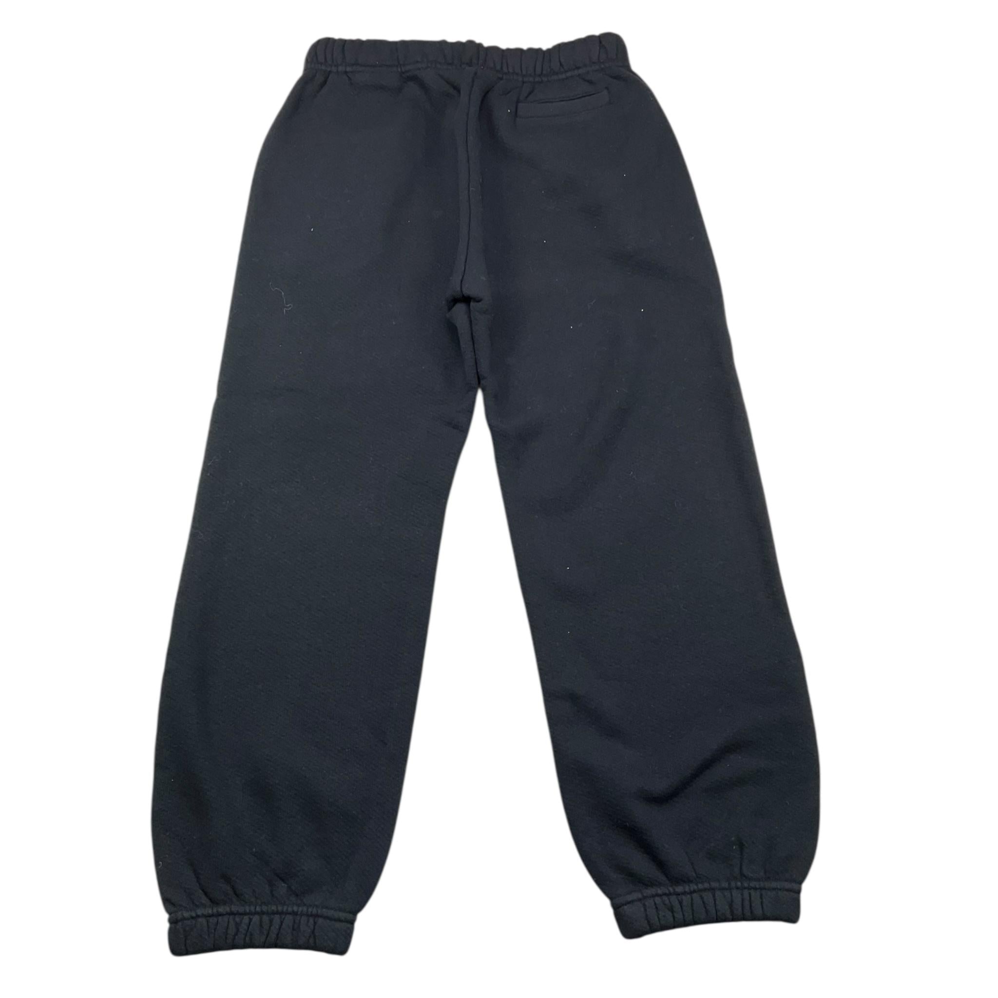 PALM ANGELS pantalone tuta tinta unita con logo Nero per Bambino PBCH002F22 NERO PALM ANGELS