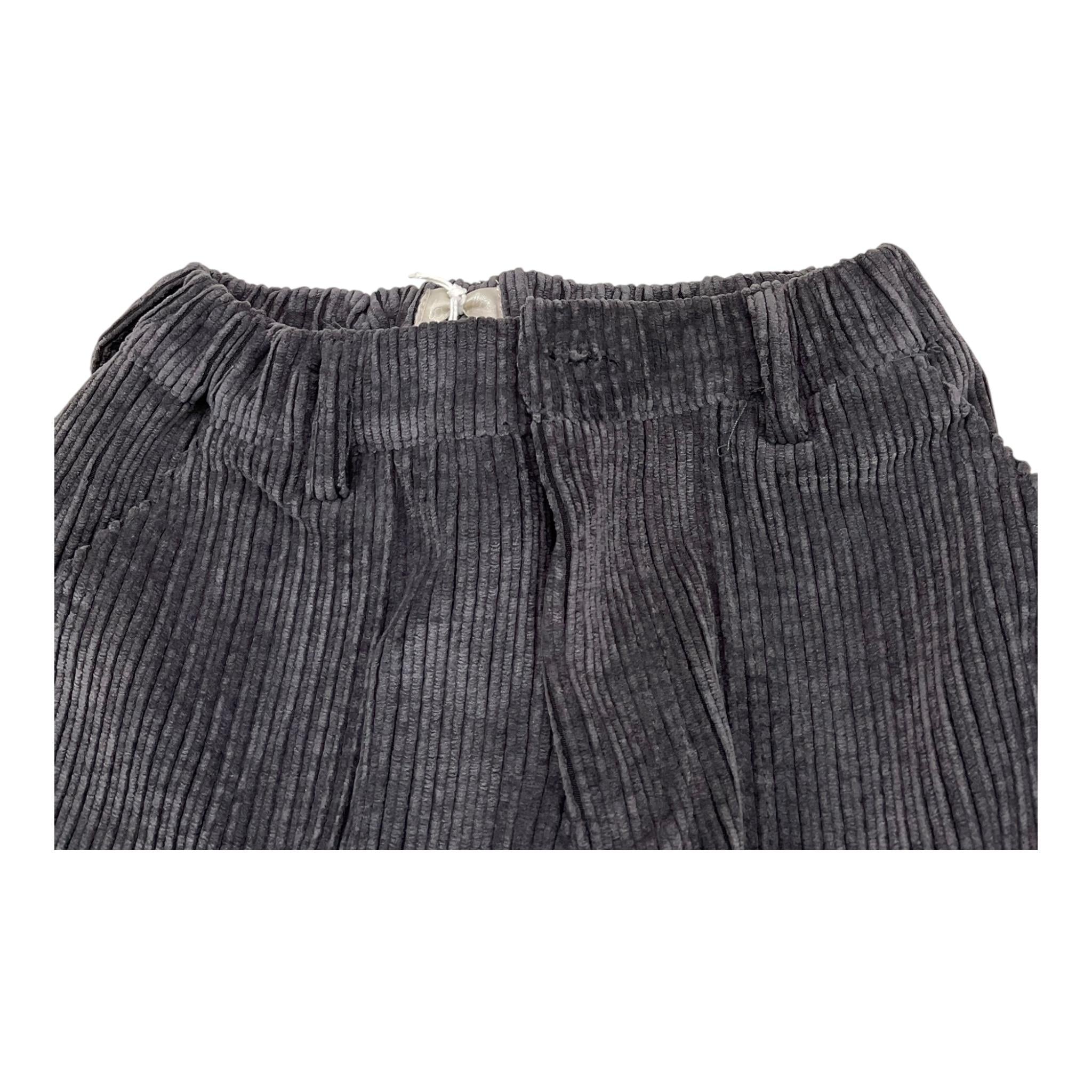 LALALU' pantalone tinta unita in velluto Grigio per Bambino PTL140LB GRIGIO LALALU'