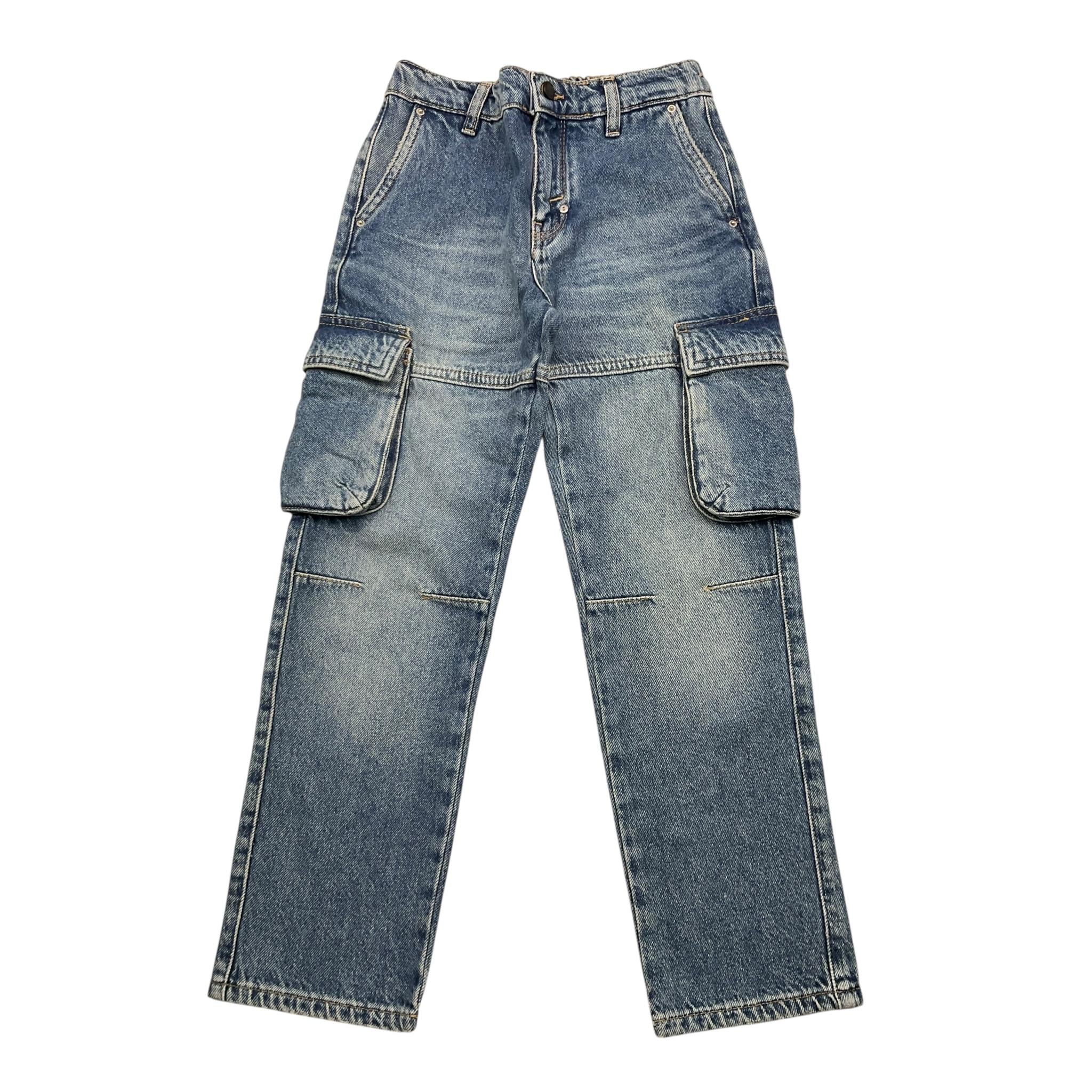 ANTONY MORATO jeans tinta unita con elastico in vita Blu per Bambino MKDT0070 BLU ANTONY MORATO