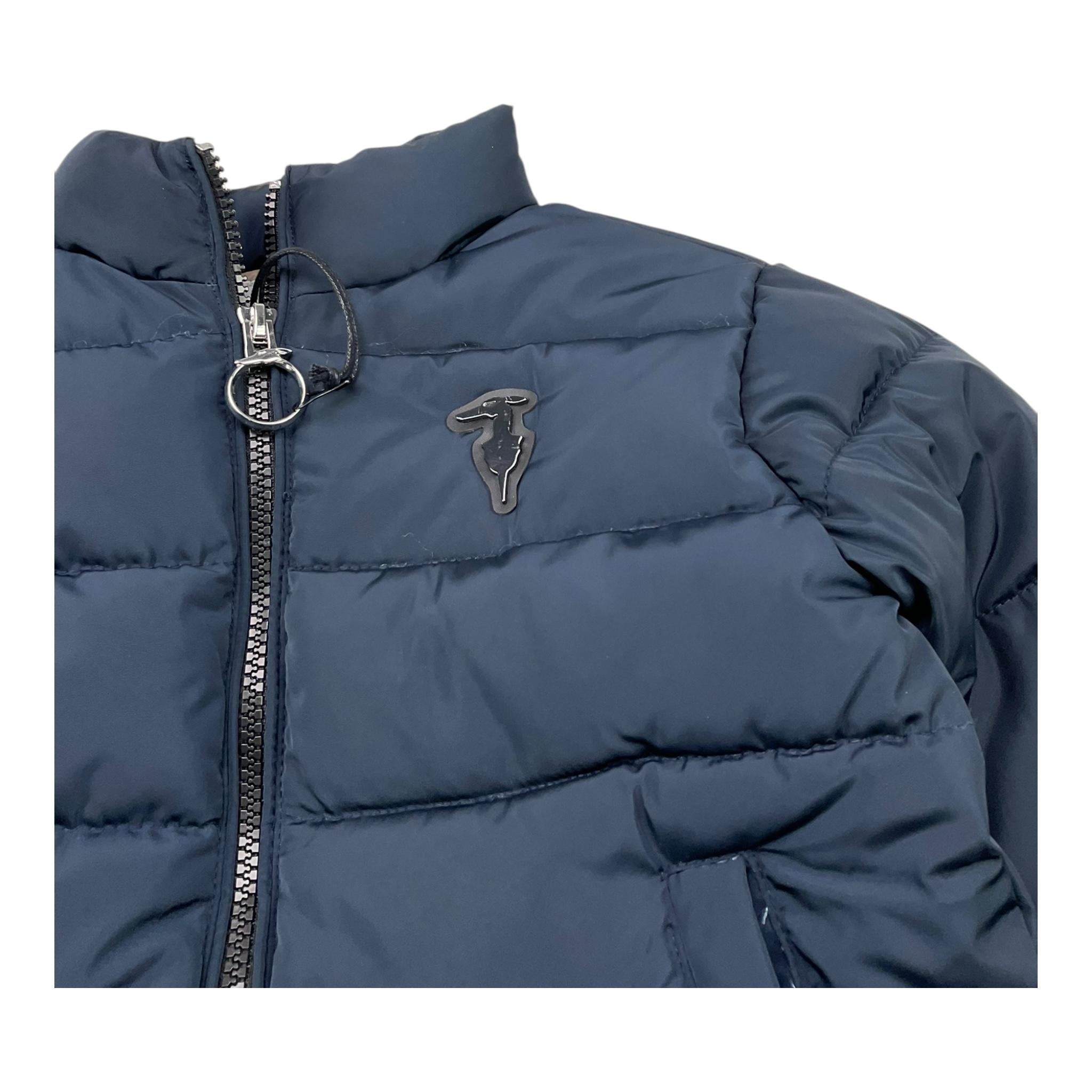 TRUSSARDI giubbino tinta unita con zip Blu per Bambino TBA25141PI BLU TRUSSARDI