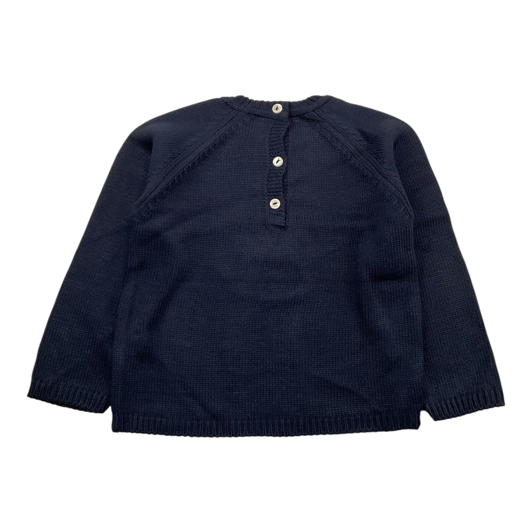 VALENTINA BEBES maglia girocollo tinta unita con stampa Blu per Bambino FDKJFJ BLU VALENTINA BEBES