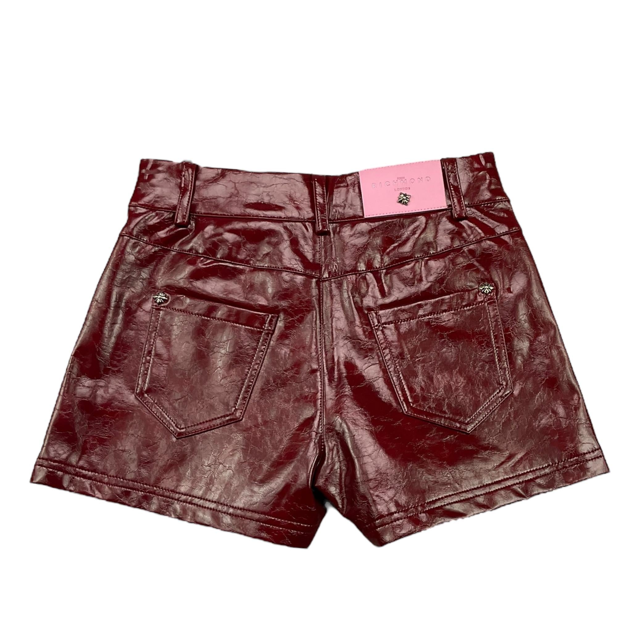 JOHN RICHMOND short vernice tinta unita Rosso per Bambina RGA25098SH ROSSO JOHN RICHMOND