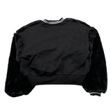 NAICE felpa chiusa girocollo tinta unita Nero per Bambina 23996 NERO NAICE