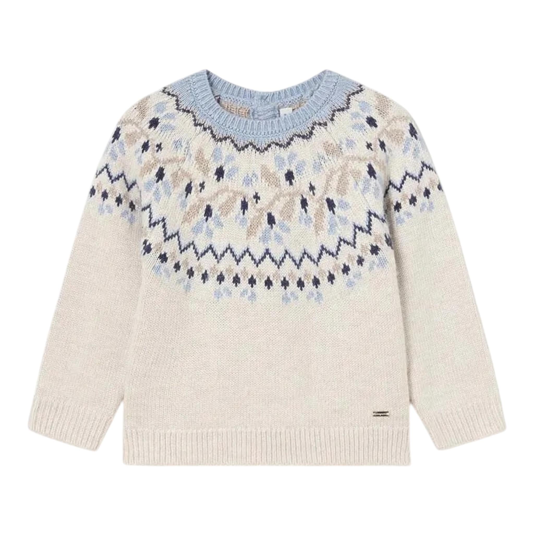 MAYORAL maglia tinta unita con stampa Beige per Neonata 2323 BEIGE MAYORAL