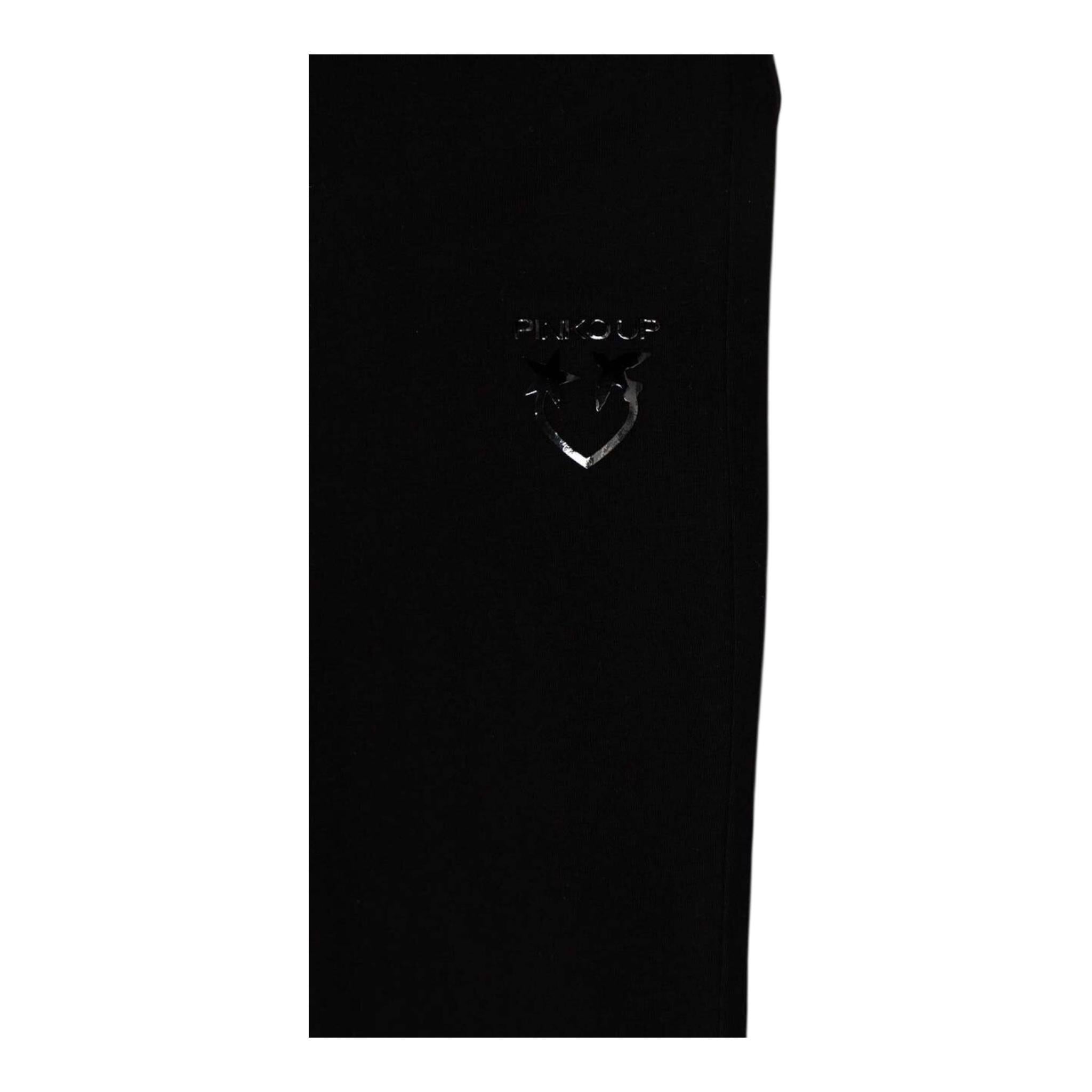 PINKO leggins tinta unita modello a zampa Nero per Bambina F4PIJGLG094 NERO PINKO