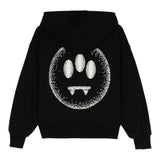 BARROW KIDS felpa chiusa con cappuccio tinta unita con logo Nero per Bambino F4BKJUHS052 NERO BARROW KIDS