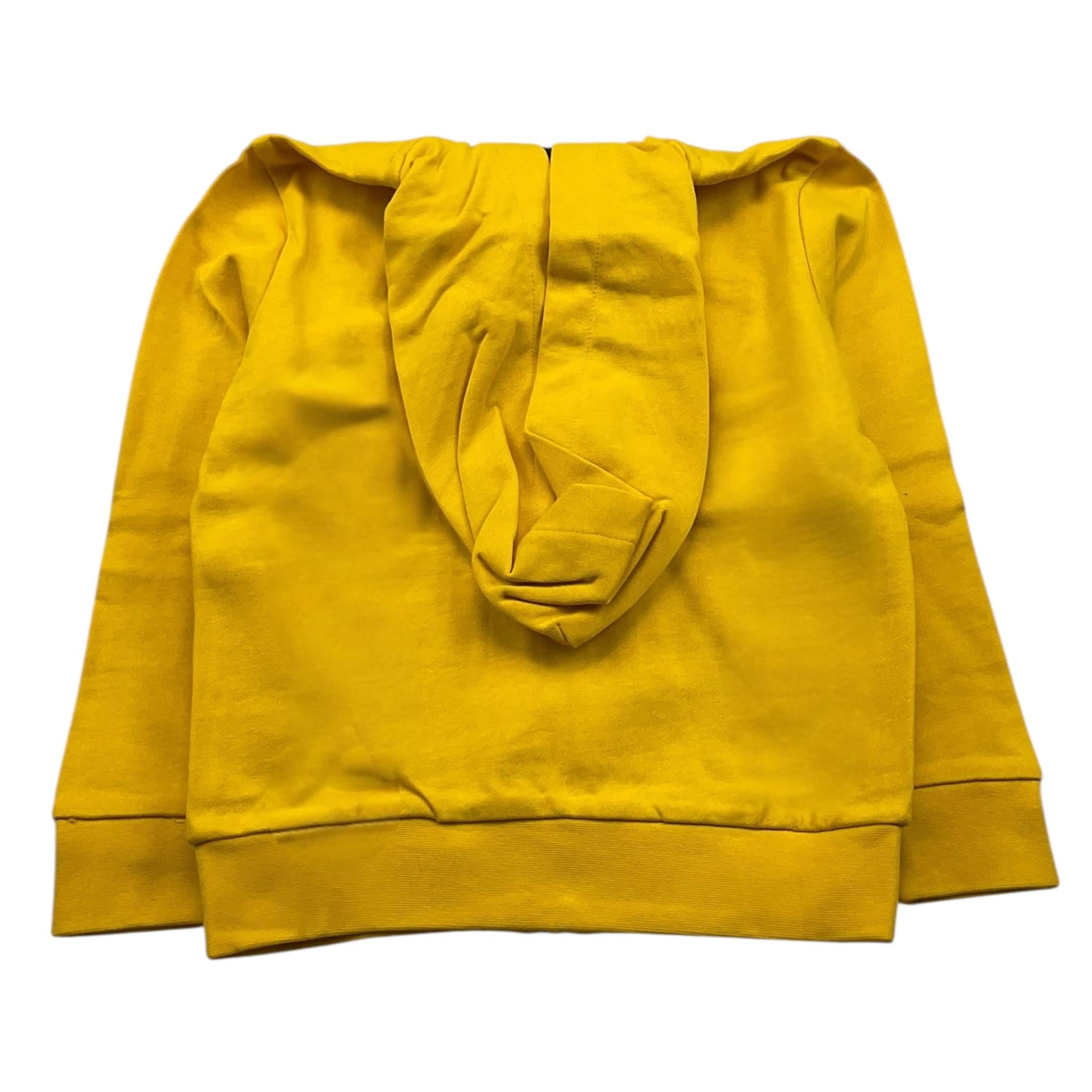 U.S. POLO ASSN felpa con zip e cappuccio tinta unita Giallo per Bambino US40562 GIALLO U.S. POLO ASSN