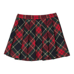 IL GUFO gonna tinta unita con fantasia scozzese Rosso per Bambina A24GN217W3068 ROSSO IL GUFO