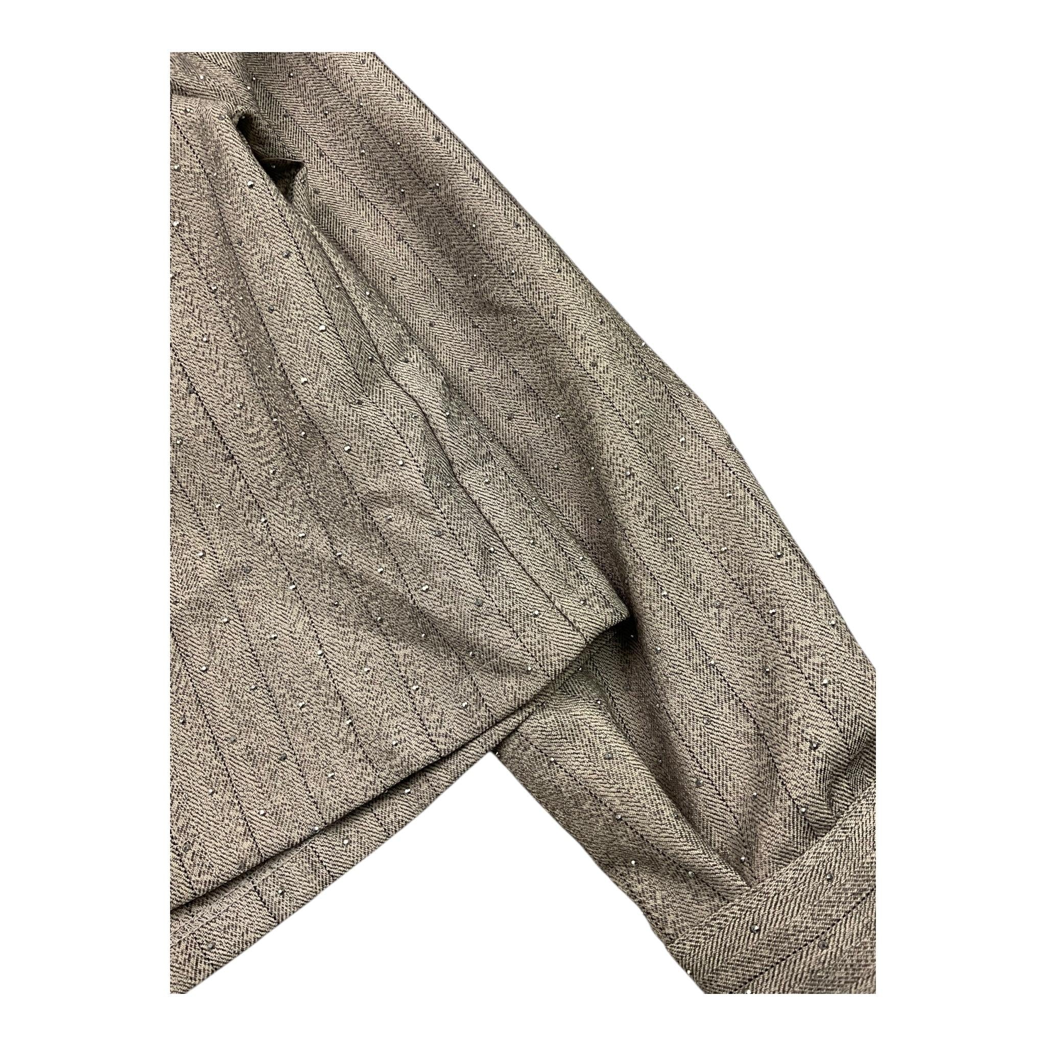 VICOLO camicia tinta unita con brillantini Grigio per Bambina 3141CY00072 GRIGIO VICOLO