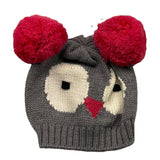 CATYA cappello tinta unita con pon pn Grigio per Neonata 721561 GRIGIO CATYA