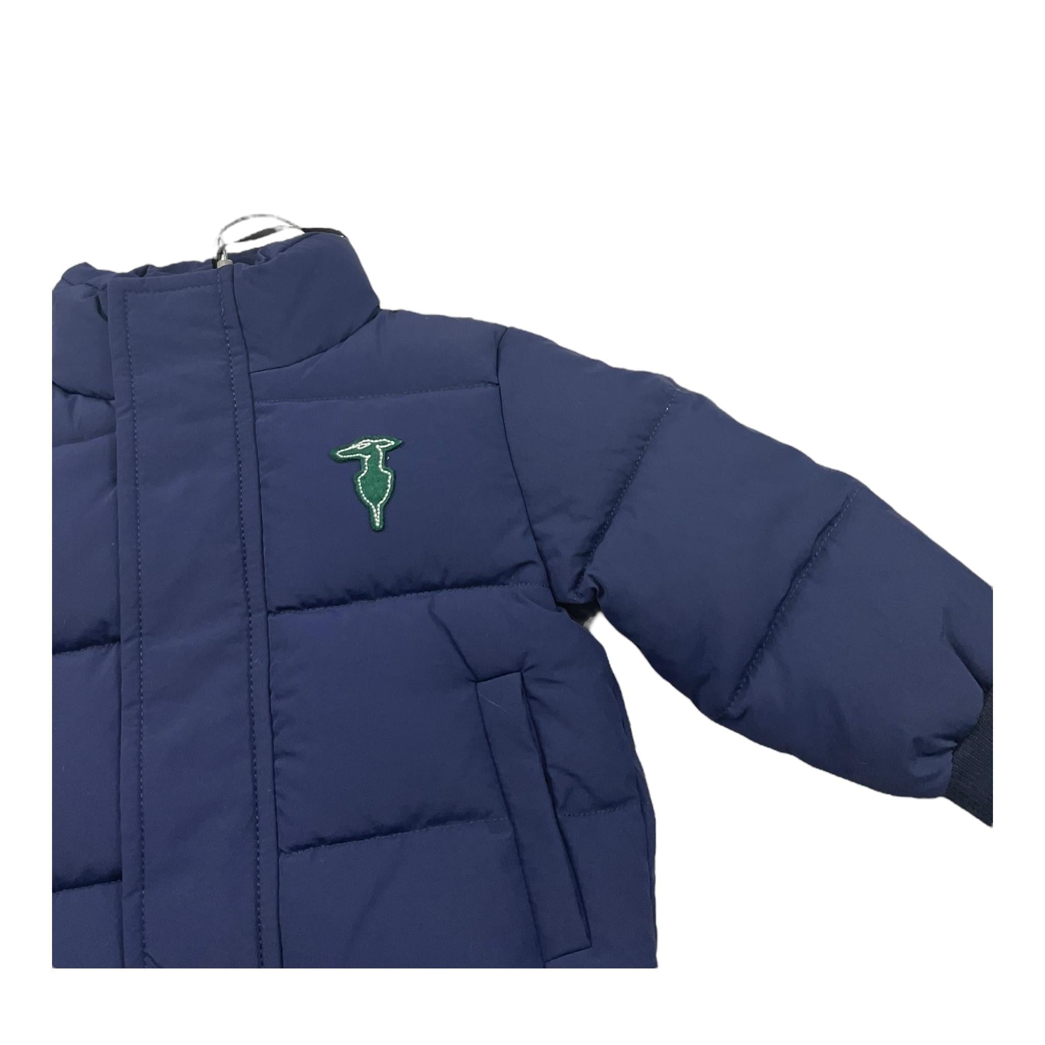TRUSSARDI giubbino tinta unita con bottoni e zip Blu per Neonato TIA25048PI BLU TRUSSARDI
