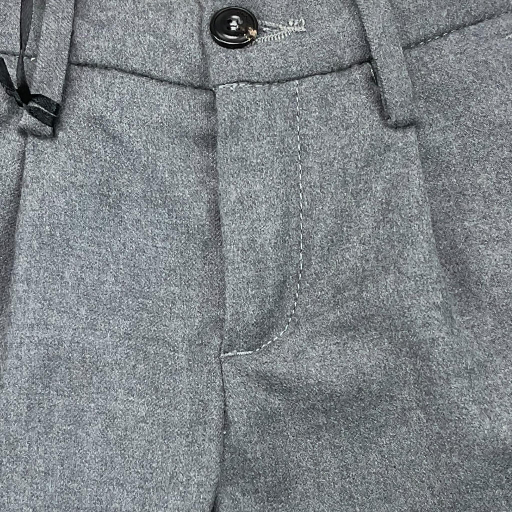 MICHAEL COAL pantalone tinta unita con elastico in vita Grigio per Neonato 020169N GRIGIO MICHAEL COAL