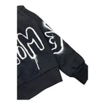 DISCLAIMER felpa tinta unita con cappuccio e zip Nero per Bambino JHRFGI NERO DISCLAIMER