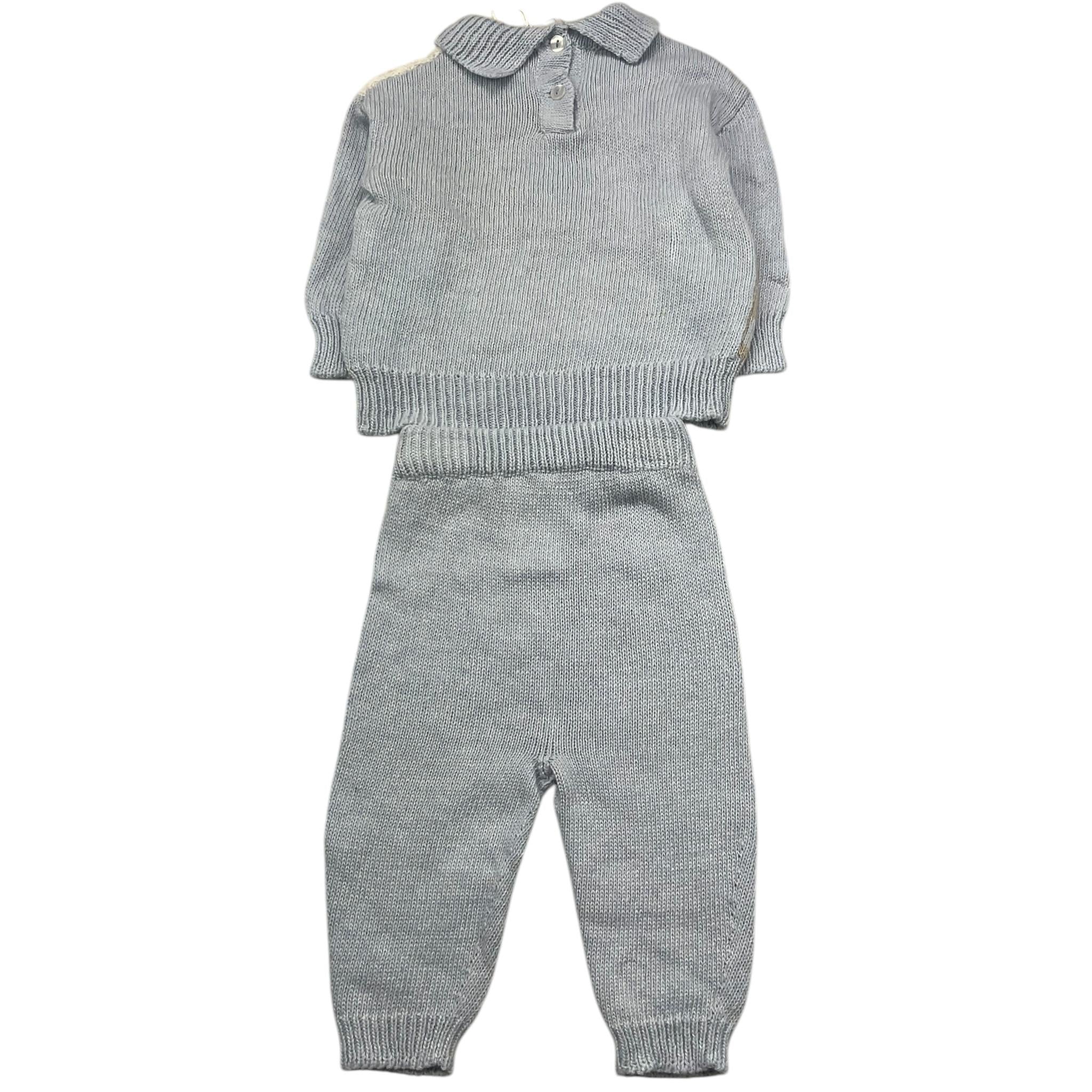 LE BEBE' completi 2 pezzi maglia-pantalone tinta unita Azzurro per Neonato LBB5051 AZZURRO LE BEBE'