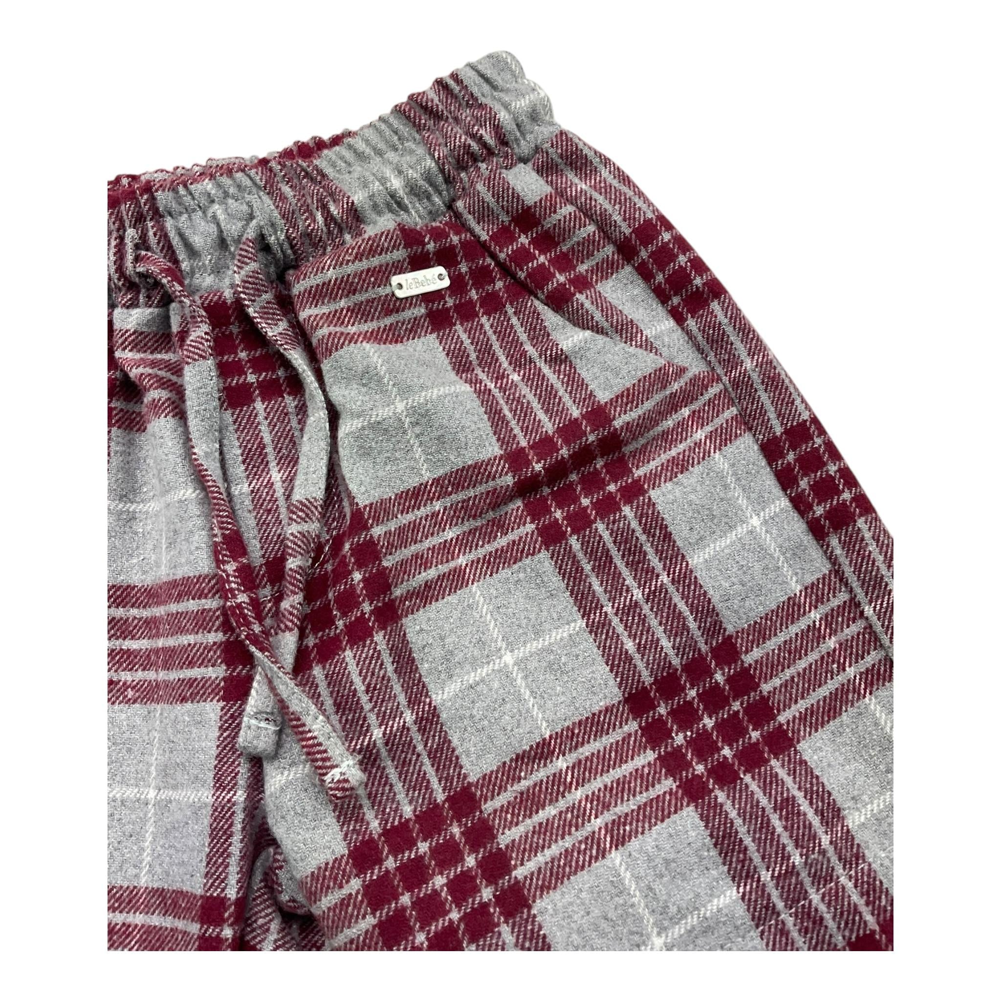 LE BEBE' bermuda tinta unita con fantasia a righe Grigio per Neonato LBB5235 GRIGIO LE BEBE'