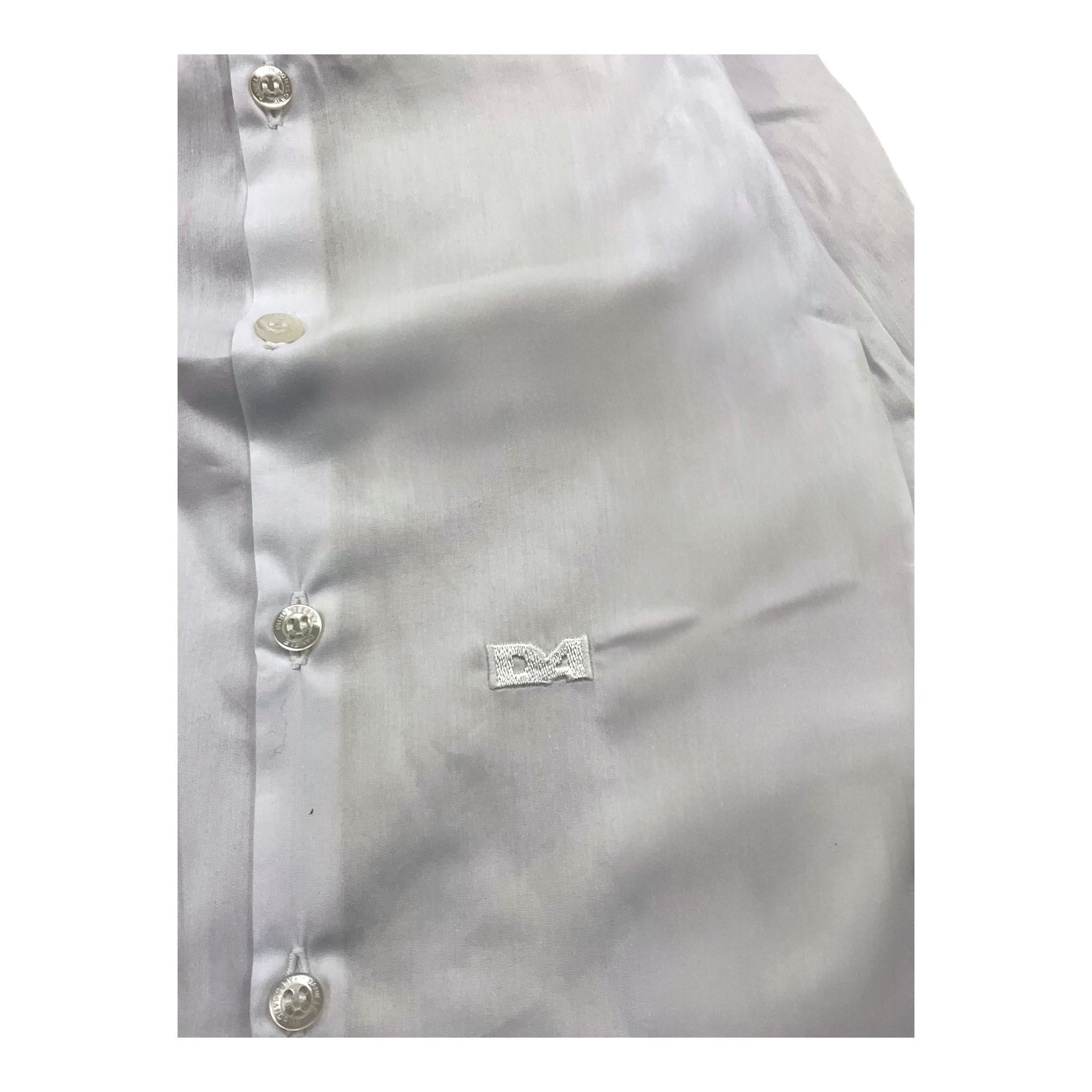DANIELE ALESSANDRINI camicia manica lunga tinta unita Bianco per Bambino 1291C00027XJ BIANCO DANIELE ALESSANDRINI