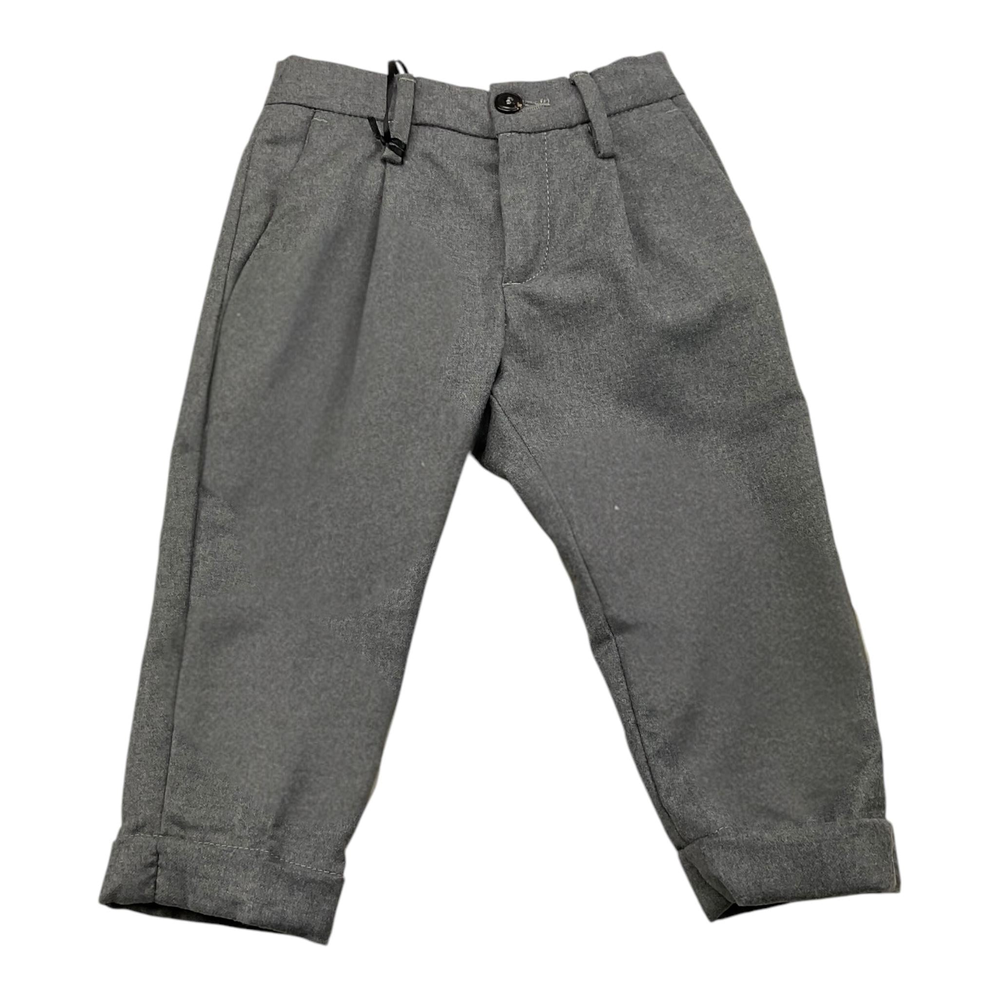 MICHAEL COAL pantalone tinta unita con elastico in vita Grigio per Neonato 020169N GRIGIO MICHAEL COAL