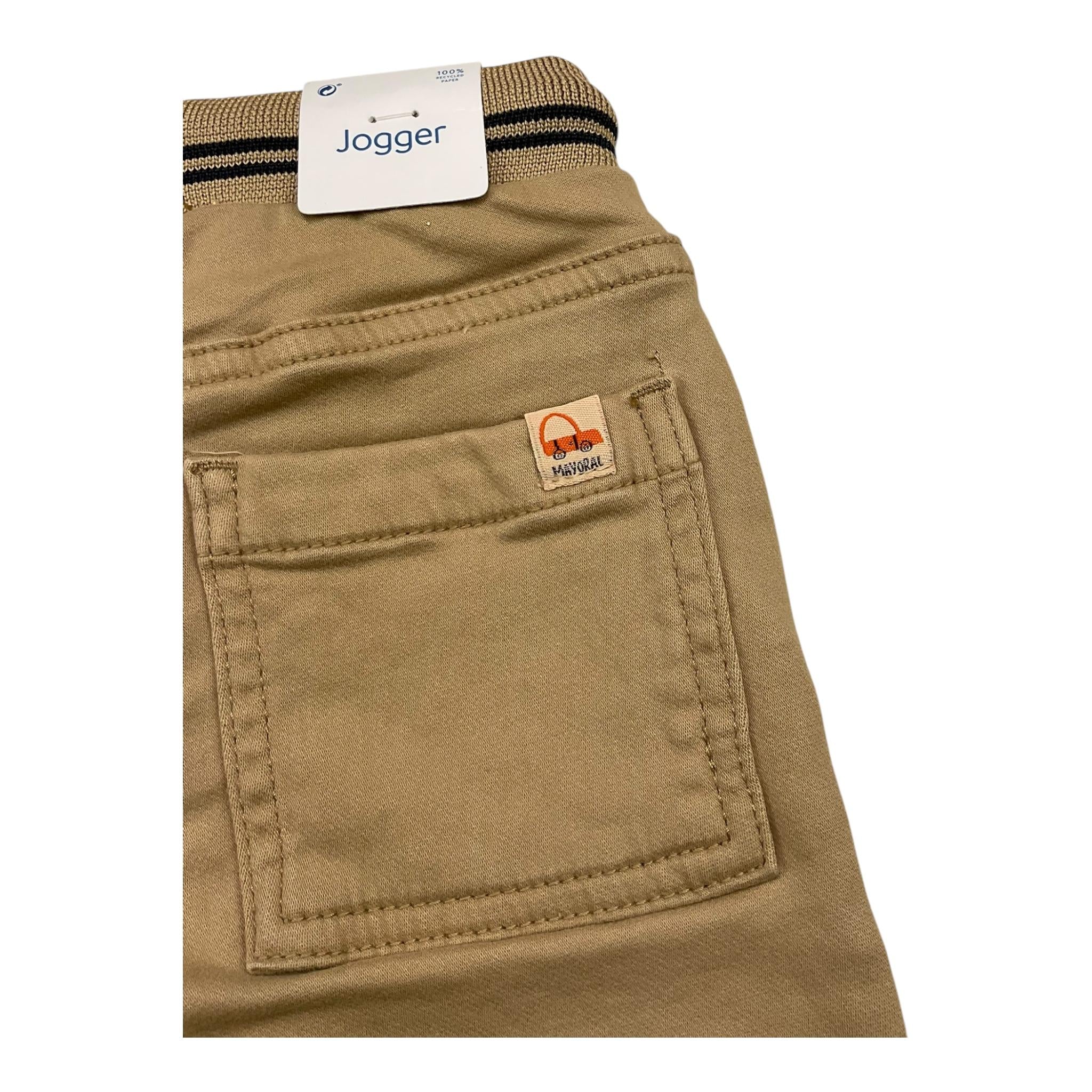 MAYORAL pantalone tinta unita con elastico in vita Beige per Neonato 2536XX BEIGE MAYORAL