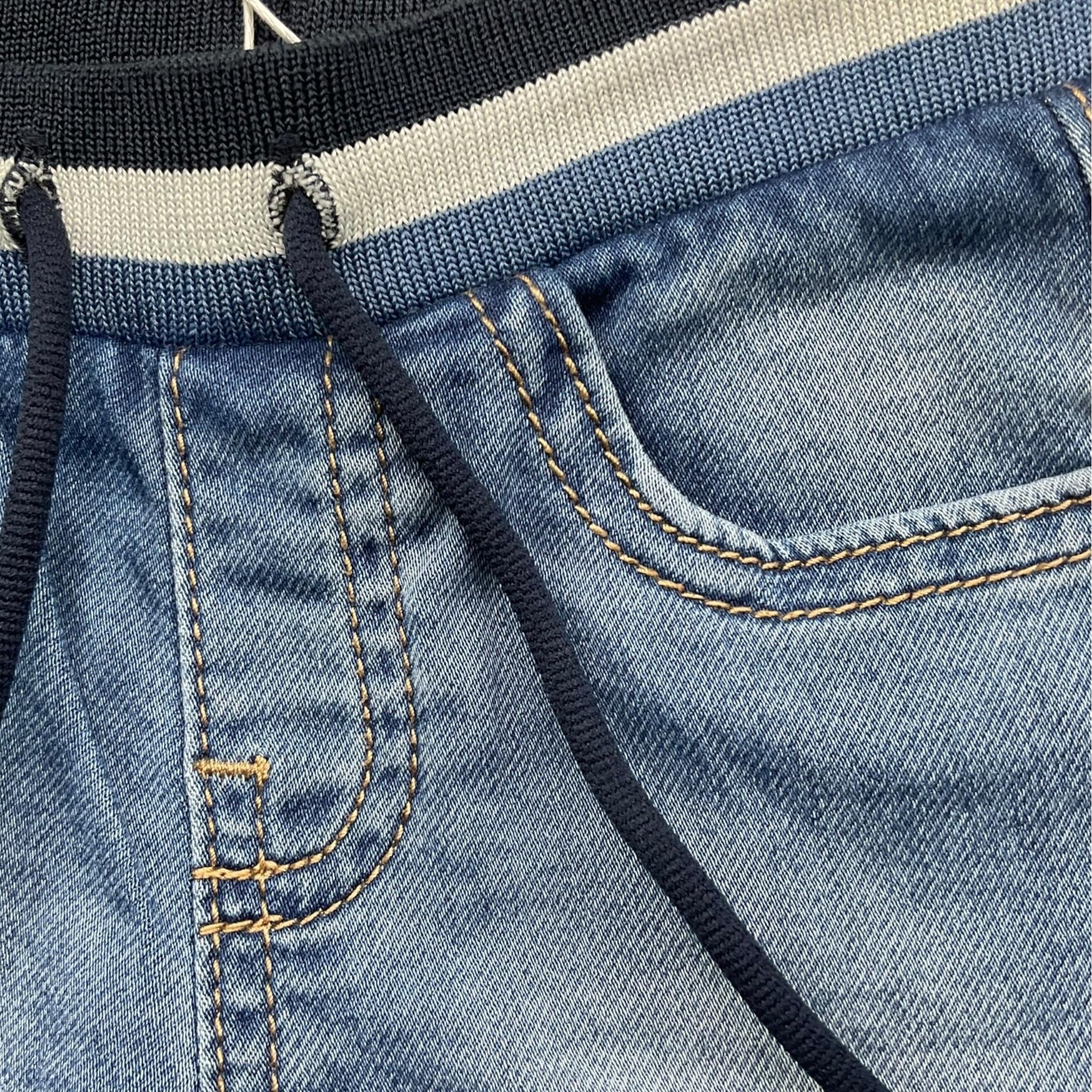 MAYORAL jeans elasticizzato tinta unita con elastico in vita Blu per Neonato 2534X BLU MAYORAL