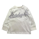 CESARE PACIOTTI shirt girocollo tinta unita con stampa Bianco per Neonato TSP5308BN BIANCO CESARE PACIOTTI