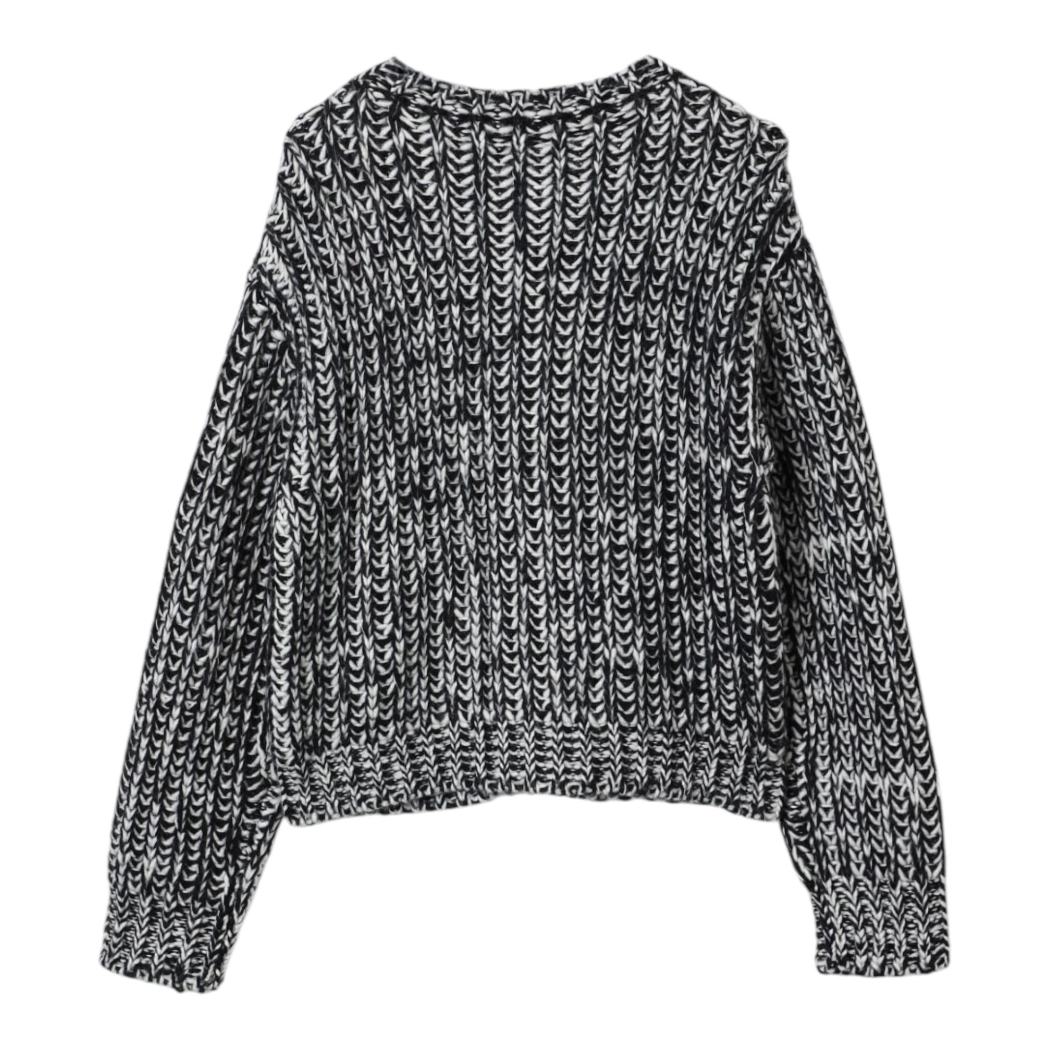 N°21 cardigan in maglia bicolore con bottoni Nero/bianco per Bambino N21993 NERO/BIANCO N°21