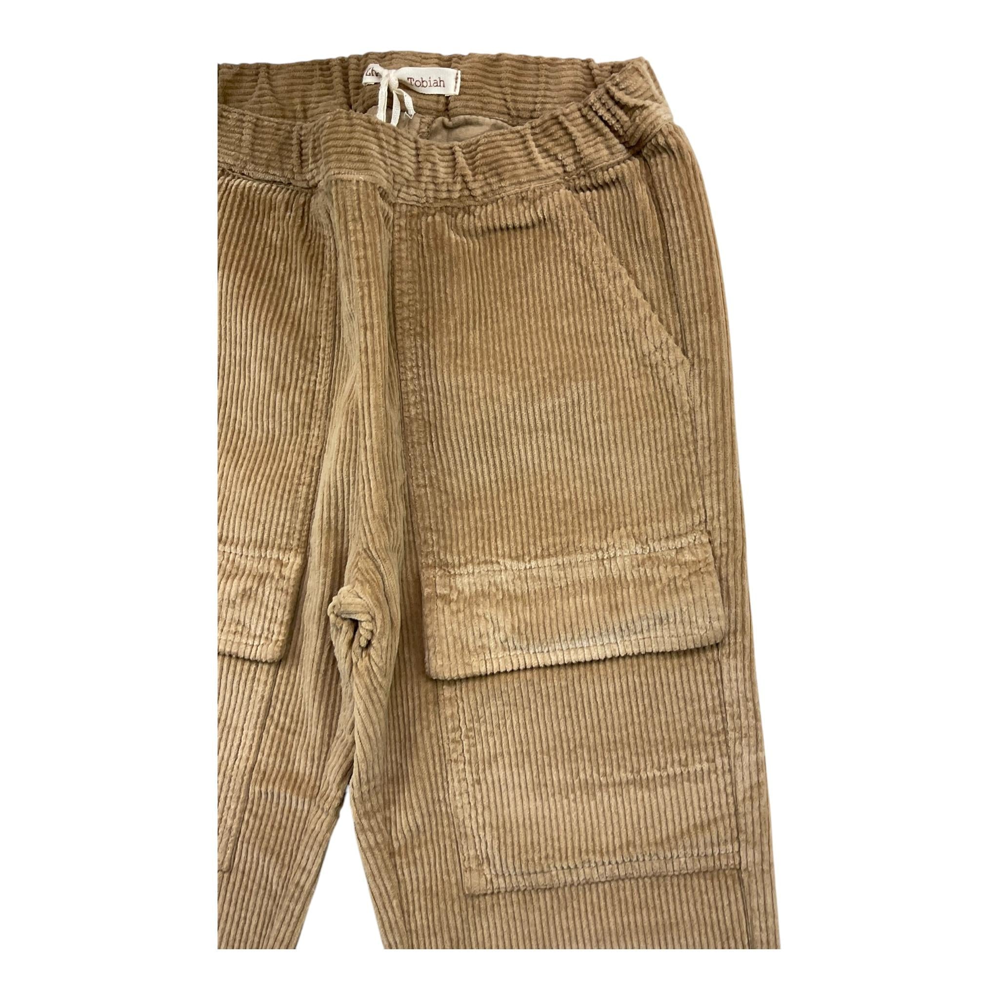 ZHOE & TOBIAH pantalone tinta unita a costine Biscotto per Bambino PJK19 BISCOTTO ZHOE & TOBIAH