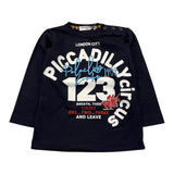 POLO CLUB LONDON shirt girocollo tinta unita con stampa Blu per Neonato 242112N BLU POLO CLUB LONDON