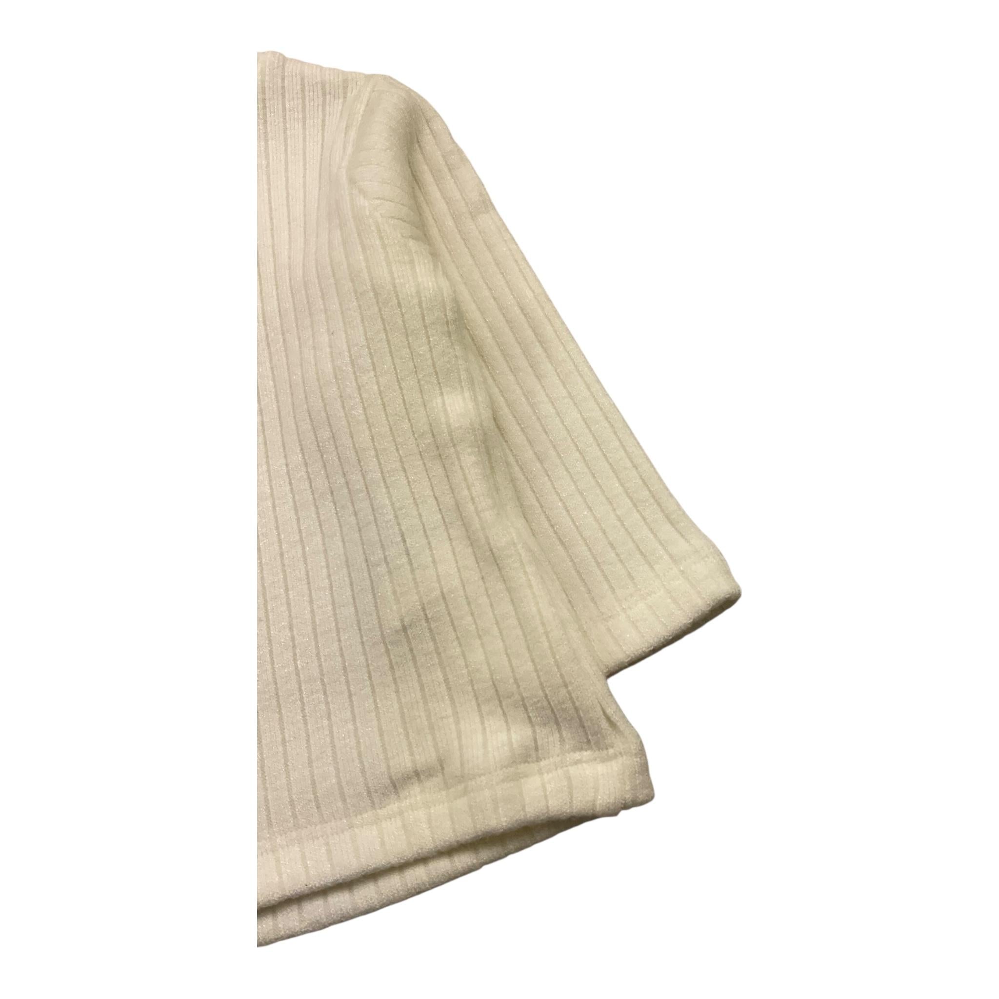 M+E' maglia tinta unita mezzo collo Panna per Neonata UEM0194 PANNA M+E'