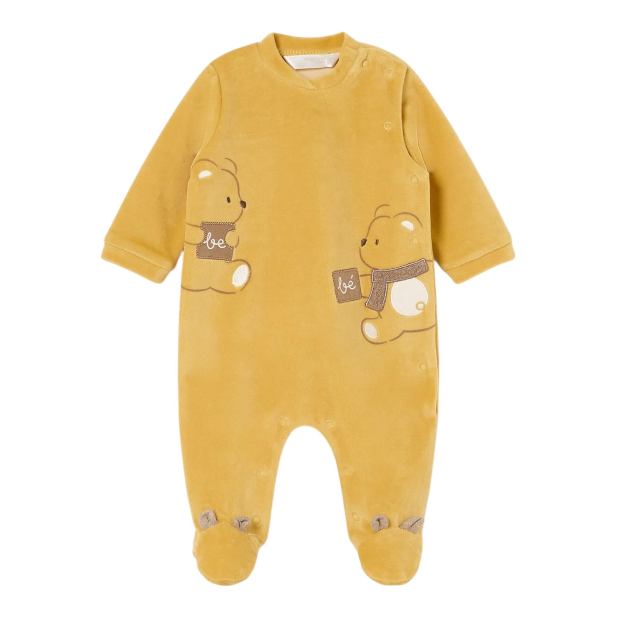 MAYORAL set tutina 2 pezzi manica lunga bicolore Giallo/beige per Neonato 2794 GIALLO/BEIGE MAYORAL