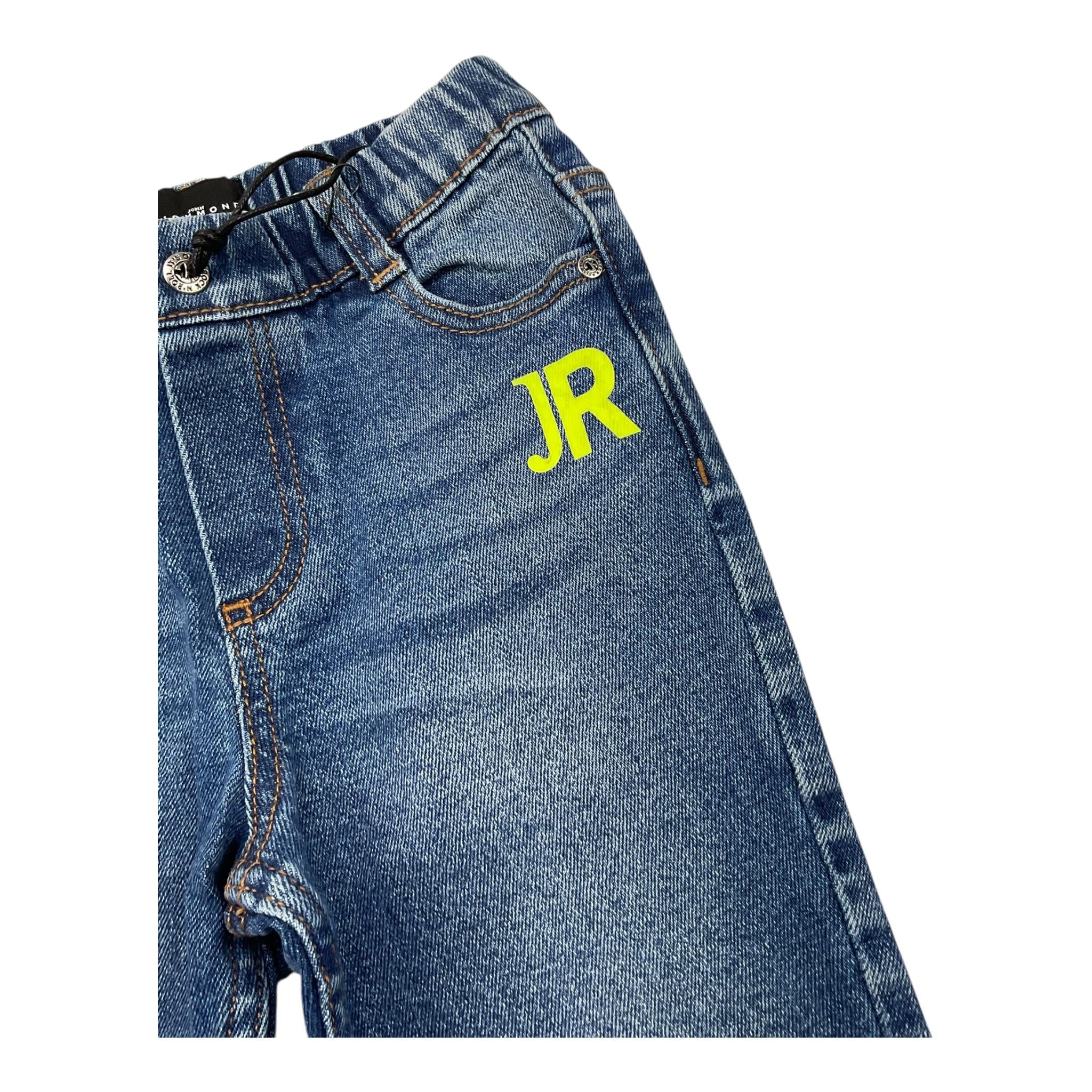 JOHN RICHMOND jeans tinta unita con elastico in vita Blu per Bambino RIP24139JE BLU JOHN RICHMOND