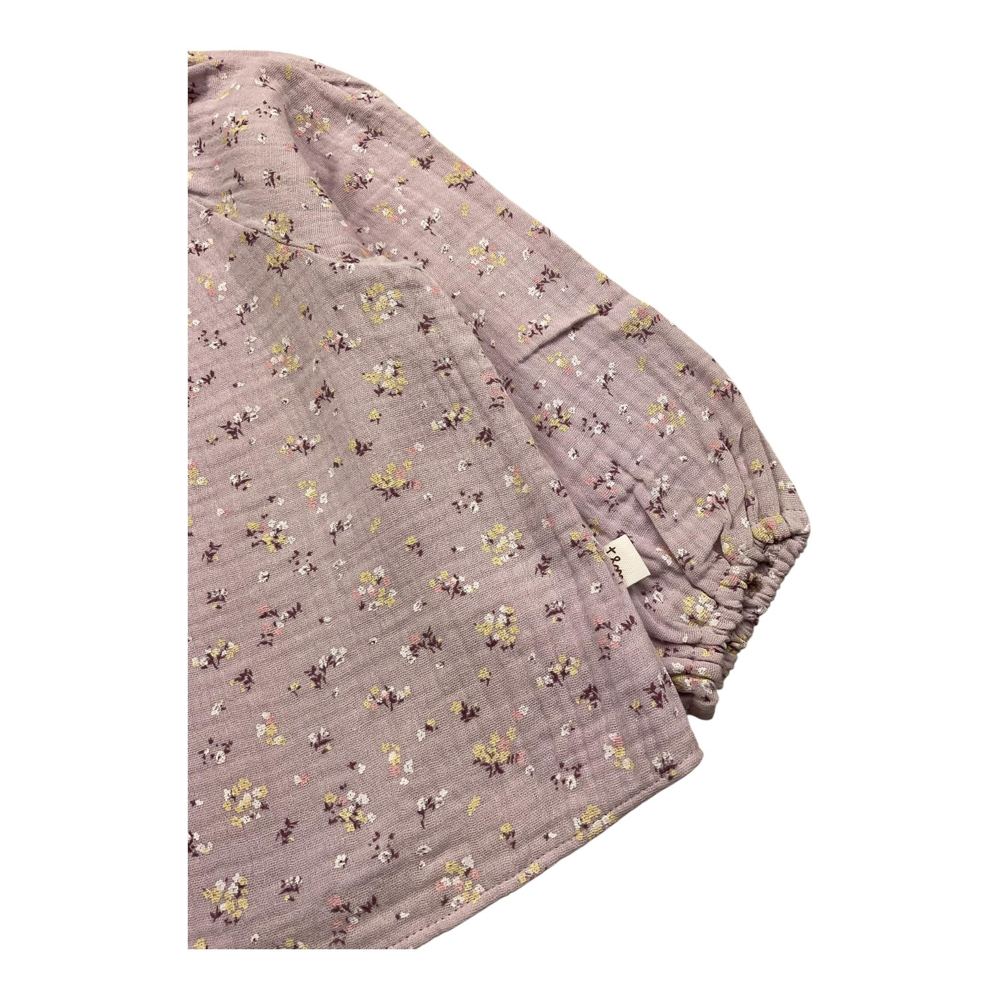 TEDDY E MINOU camicia manical unga tinta unita fantaisa floreale Rosa per Neonata I24CI004C4126X ROSA TEDDY E MINOU