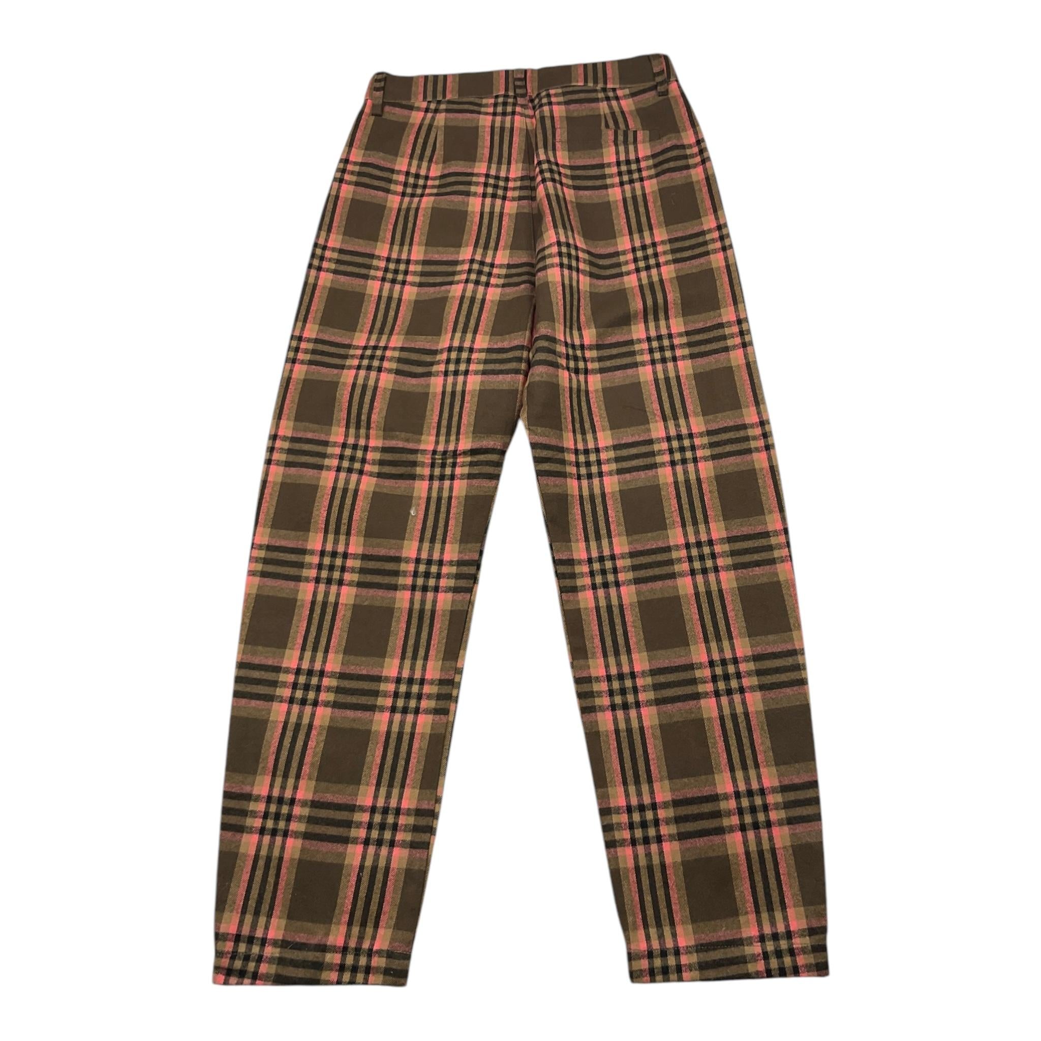 MOSCHINO pantalone tinta unita con fantasia a quadri Marrone per Bambina HUP08P MARRONE MOSCHINO