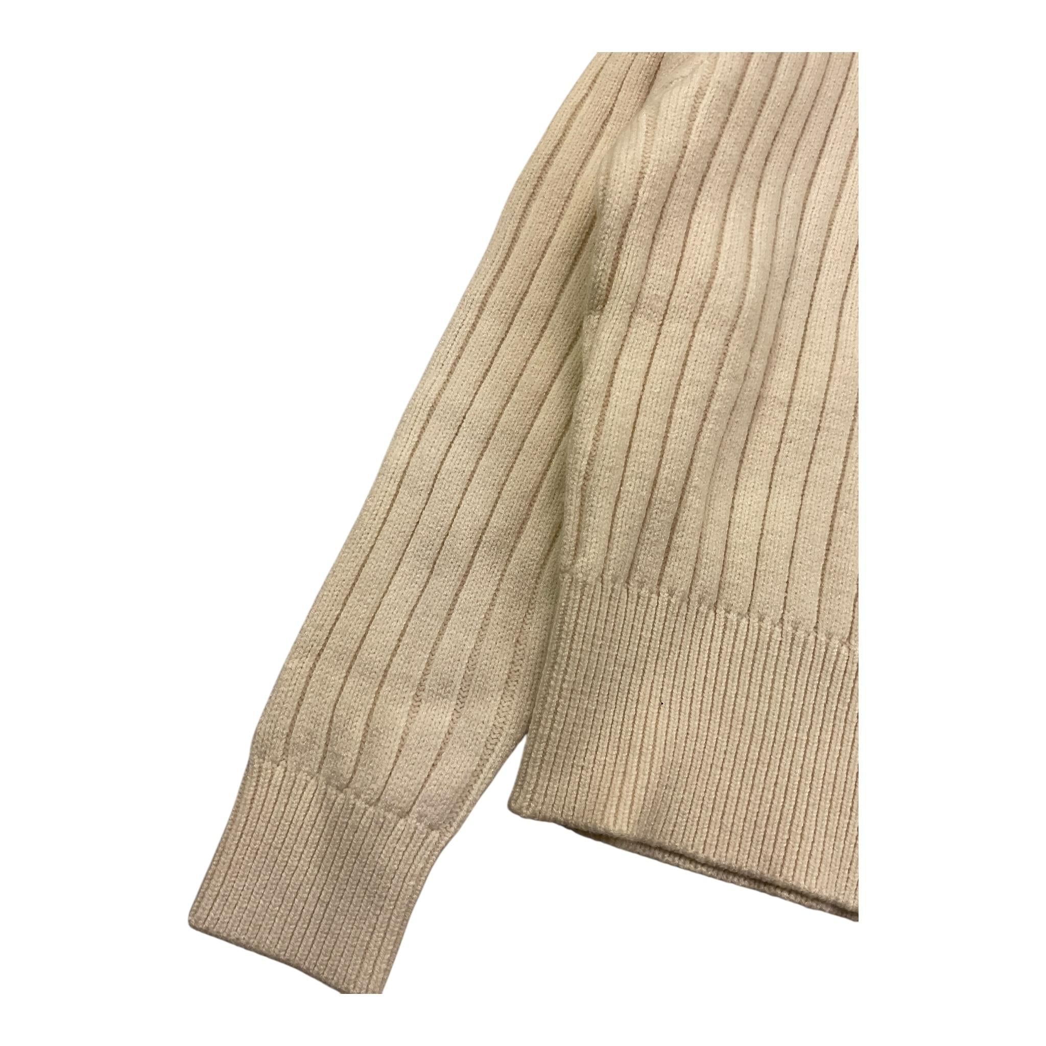 MICHAEL KORS maglia tinta unita collo alto con zip Panna per Bambina R15226 PANNA MICHAEL KORS