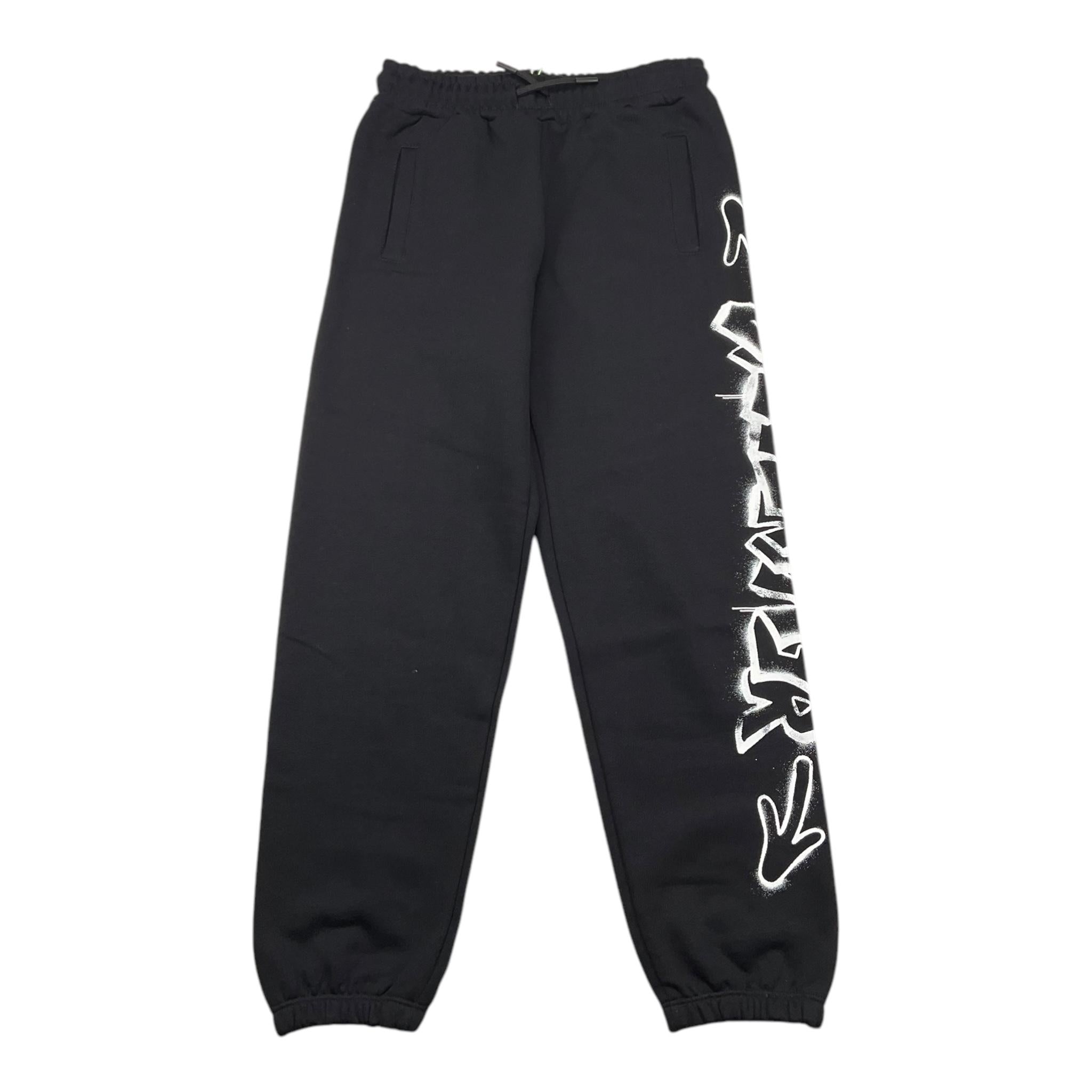 DISCLAIMER pantalone modello tuta tinta unita con stampa Nero per Bambino 24IDK58203X NERO DISCLAIMER