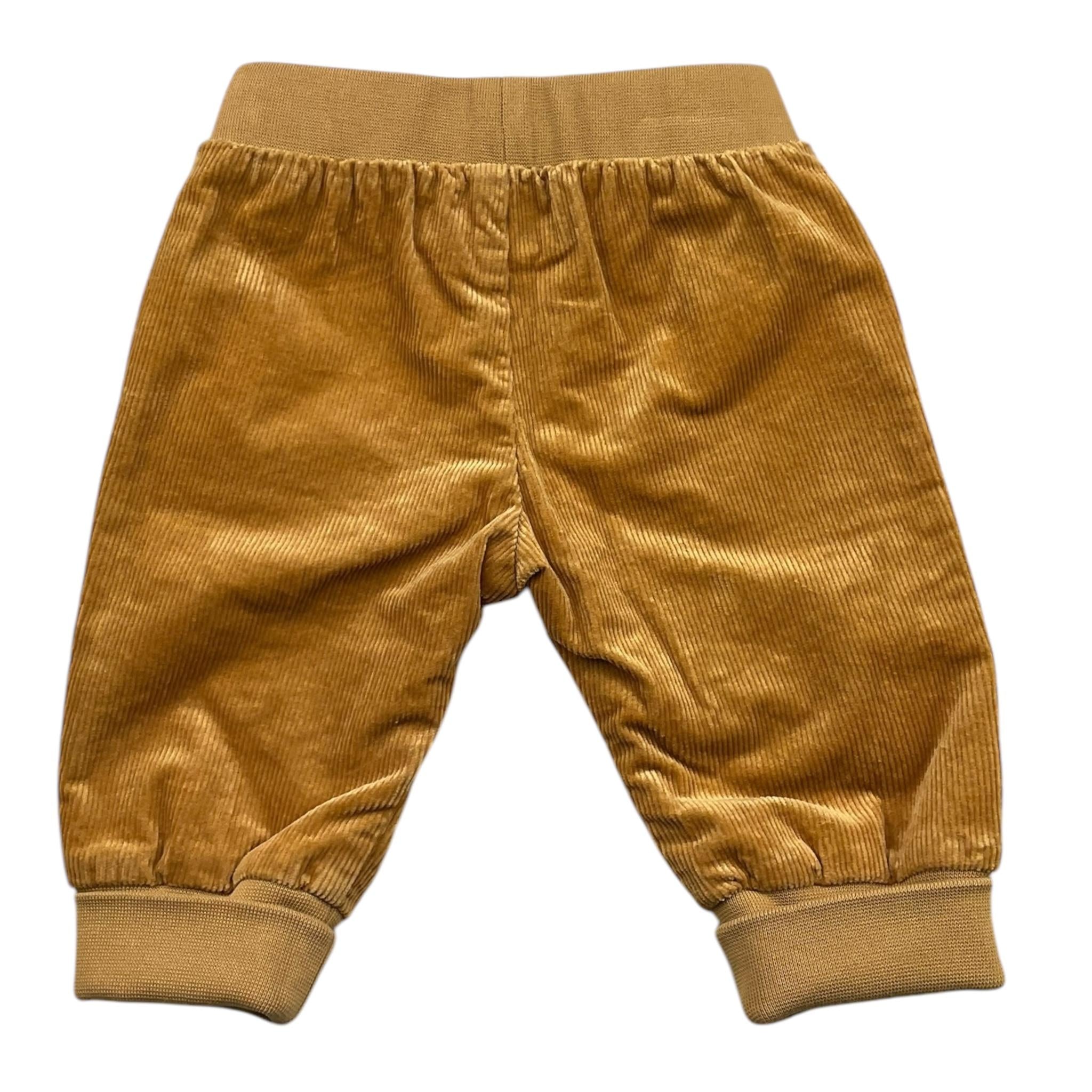 MOSCHINO pantalone tinta unita con elastico in vita Cammello per Neonato MUP05I CAMMELLO MOSCHINO