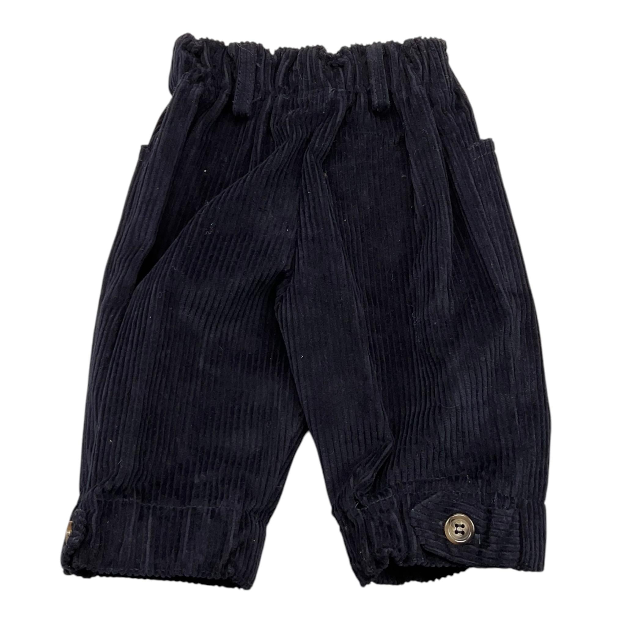PAIO CRIPPA pantalone tinta unita con elastico in vita Blu per Neonato EEII BLU PAIO CRIPPA