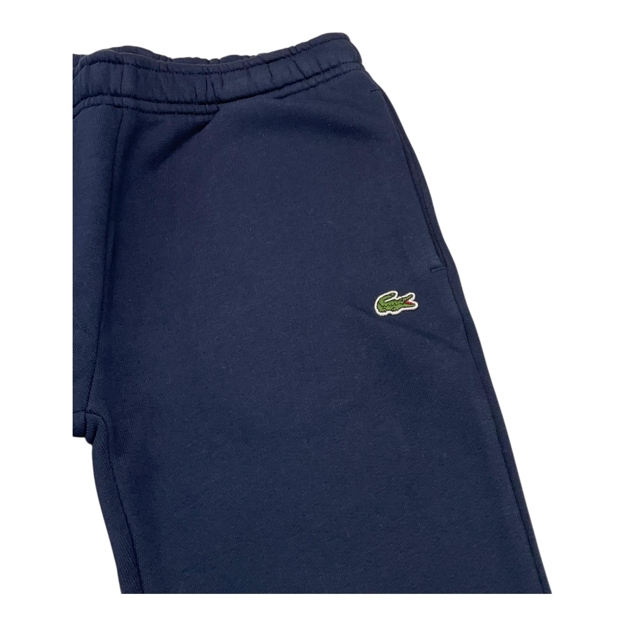 LA COSTE pantalone tuta tinta unita con stampa Blu per Bambino XJ3788 BLU LA COSTE