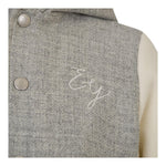ELEVENTY giubbino tinta unita modello college con maniche in contrasto Grigio per Bambino EV2P47X GRIGIO ELEVENTY