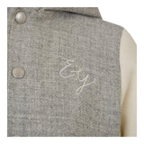 ELEVENTY giubbino tinta unita modello college con maniche in contrasto Grigio per Bambino EV2P47X GRIGIO ELEVENTY