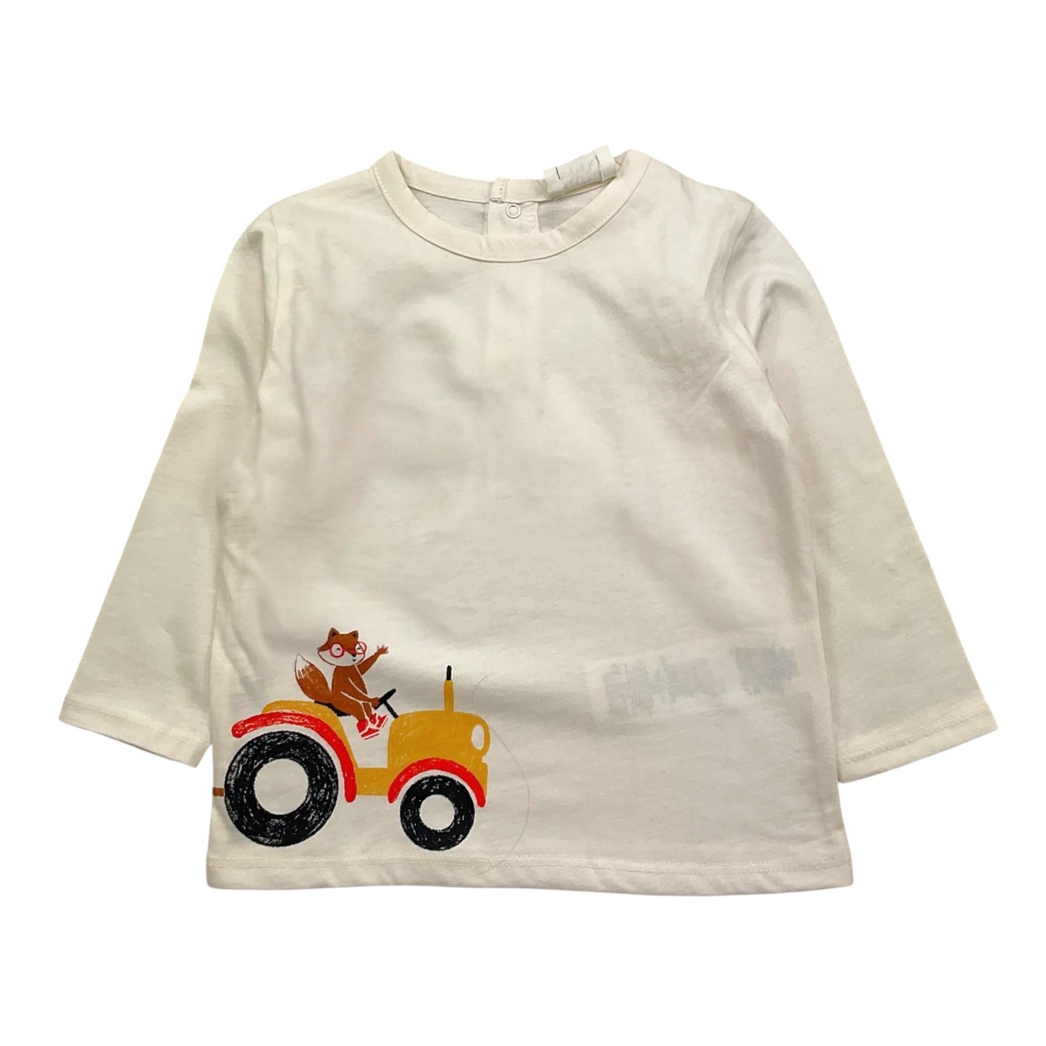 CARRE'MENT BEAU shirt girocollo tinta unita con stampa Bianco per Bambino Y30286 BIANCO CARRE'MENT BEAU