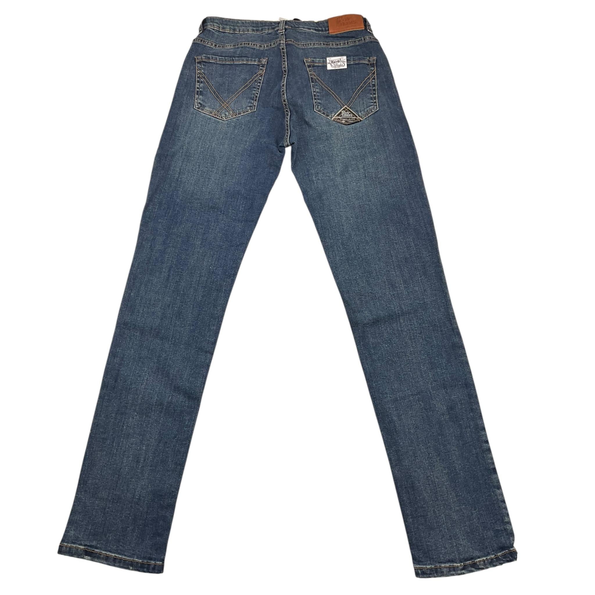 ROY ROGER'S jeans morbido tinta unita con girovita regolabie Blu per Bambino RA146 BLU ROY ROGER'S