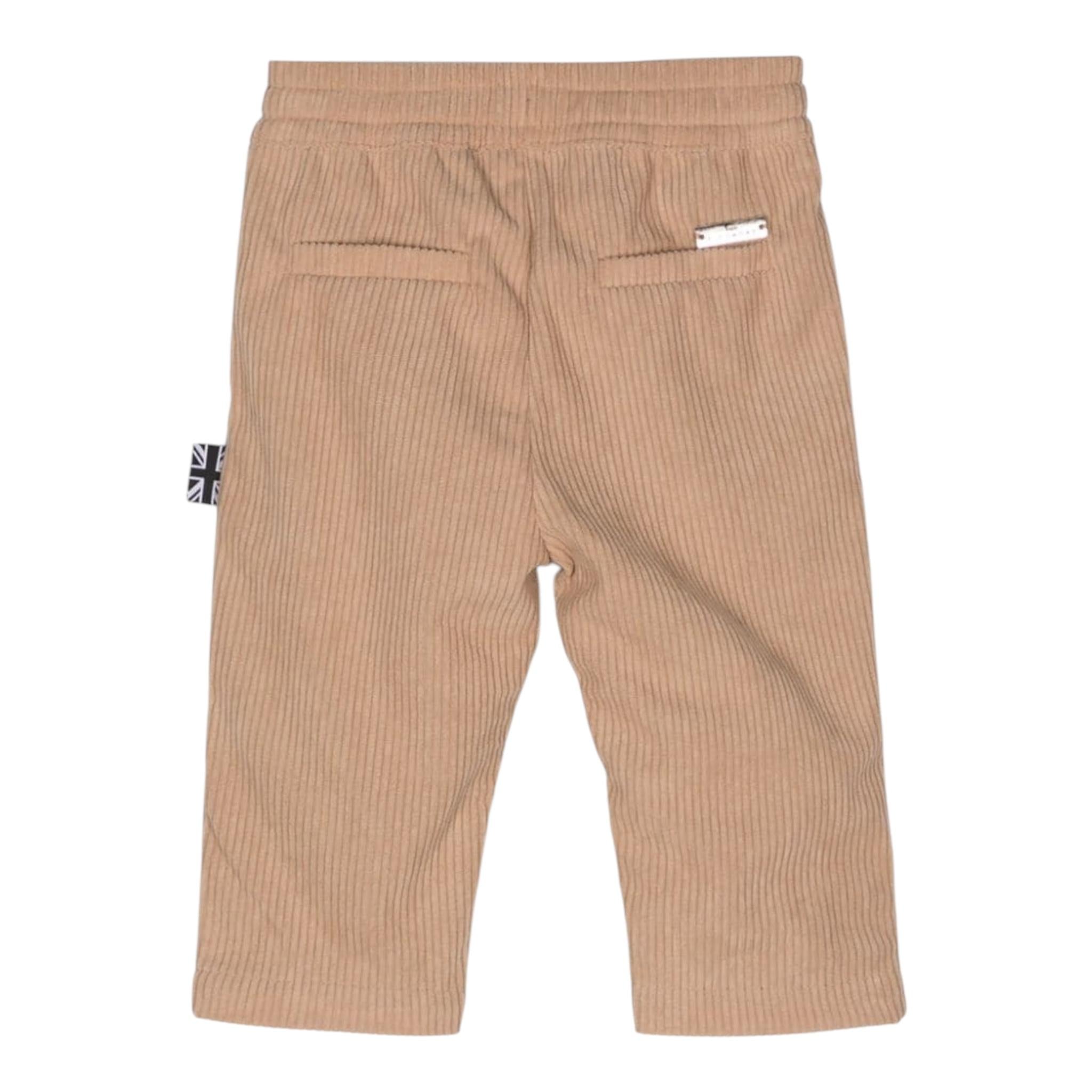 JOHN RICHMOND pantalone tinta unita con stampa e elastico in vita Sabbia per Neonato RIA24049PA SABBIA JOHN RICHMOND